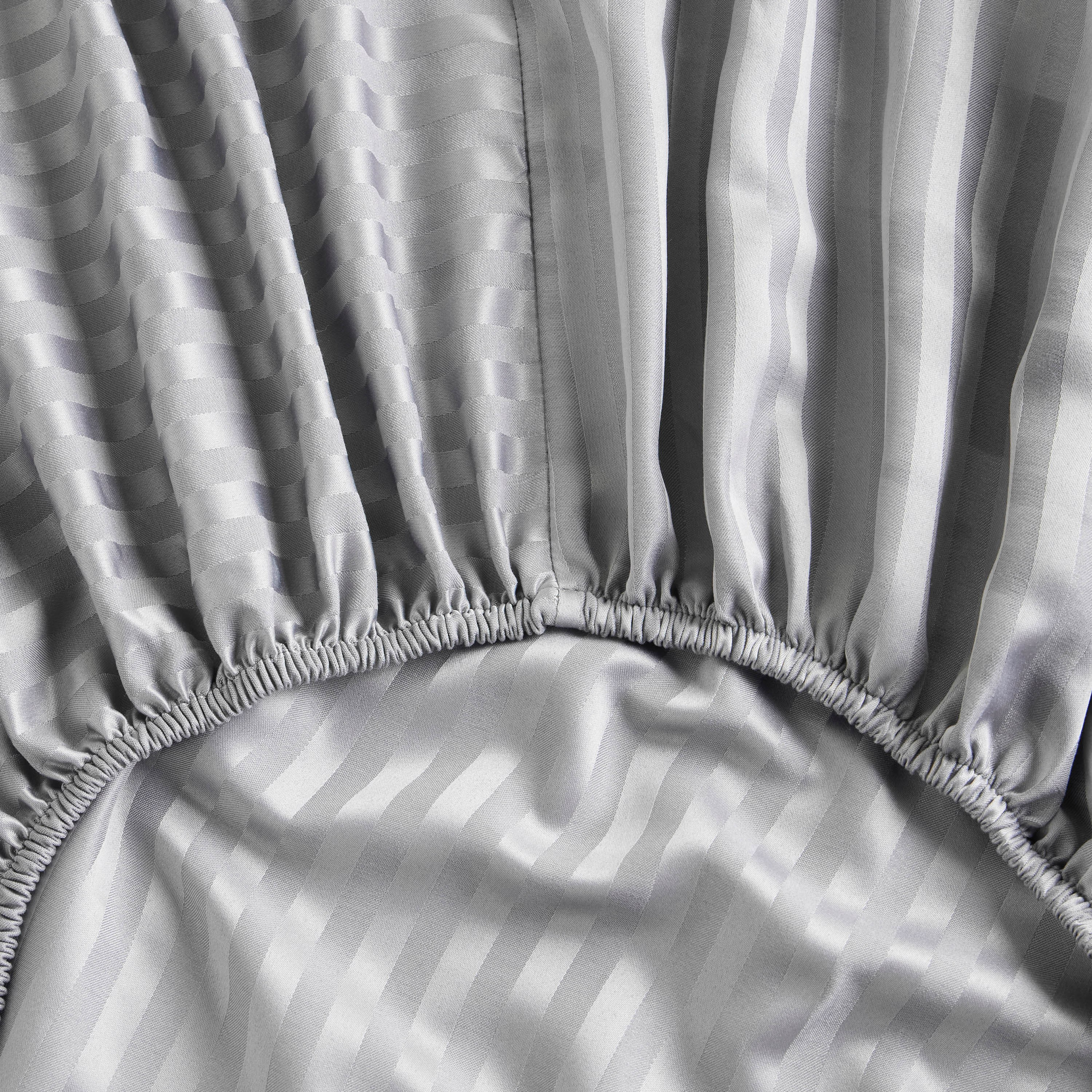 Hotel Stripe Super King Fitted Sheet - 200x205 cm-household-bedding-sheetsandpillowcases-fittedsheets-image-2