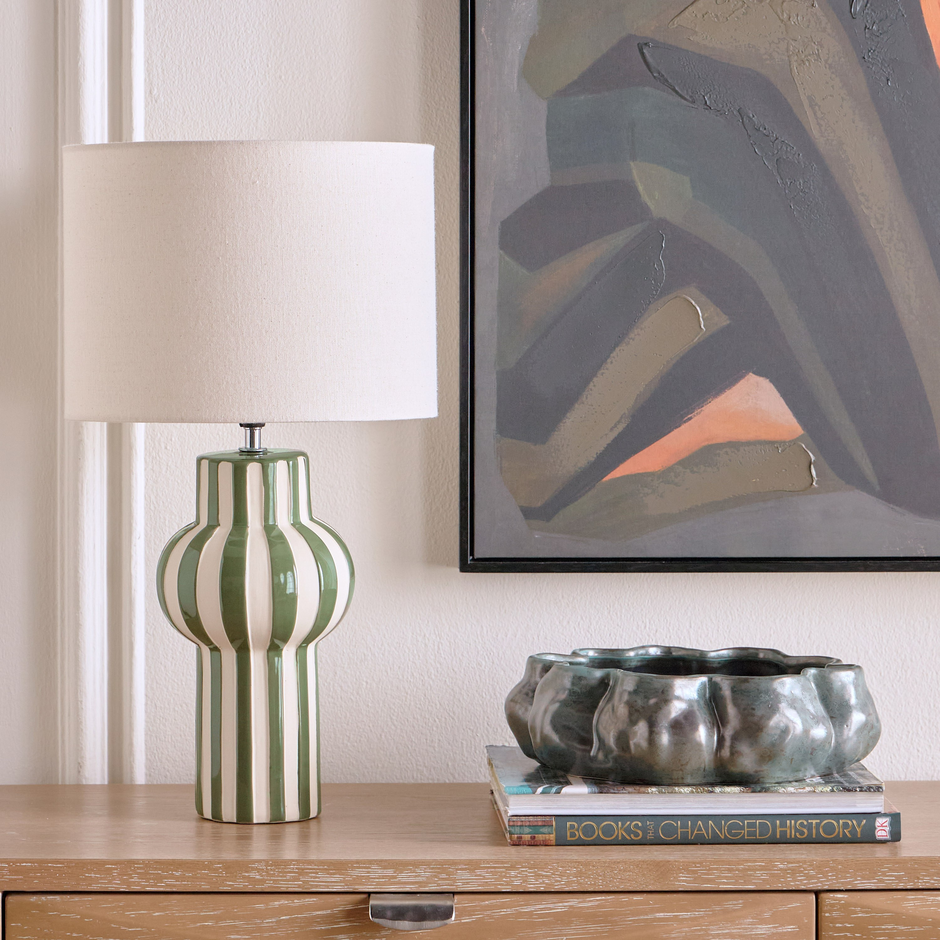 Roxie Ceramic Table Lamp - 55 cm-household-lighting-tableanddesklamps-image-5