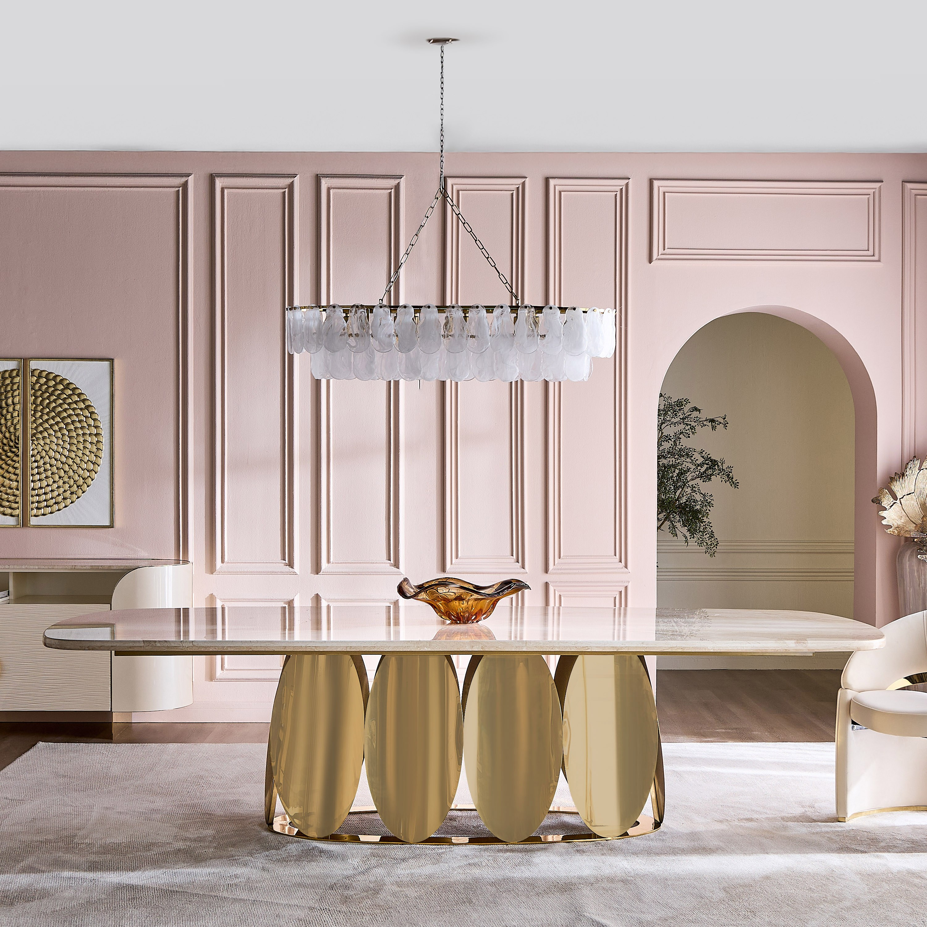 طاولة سفرة بسطح رخام لـ10 مقاعد - راقية-furniture-diningroom-diningtables-image-2