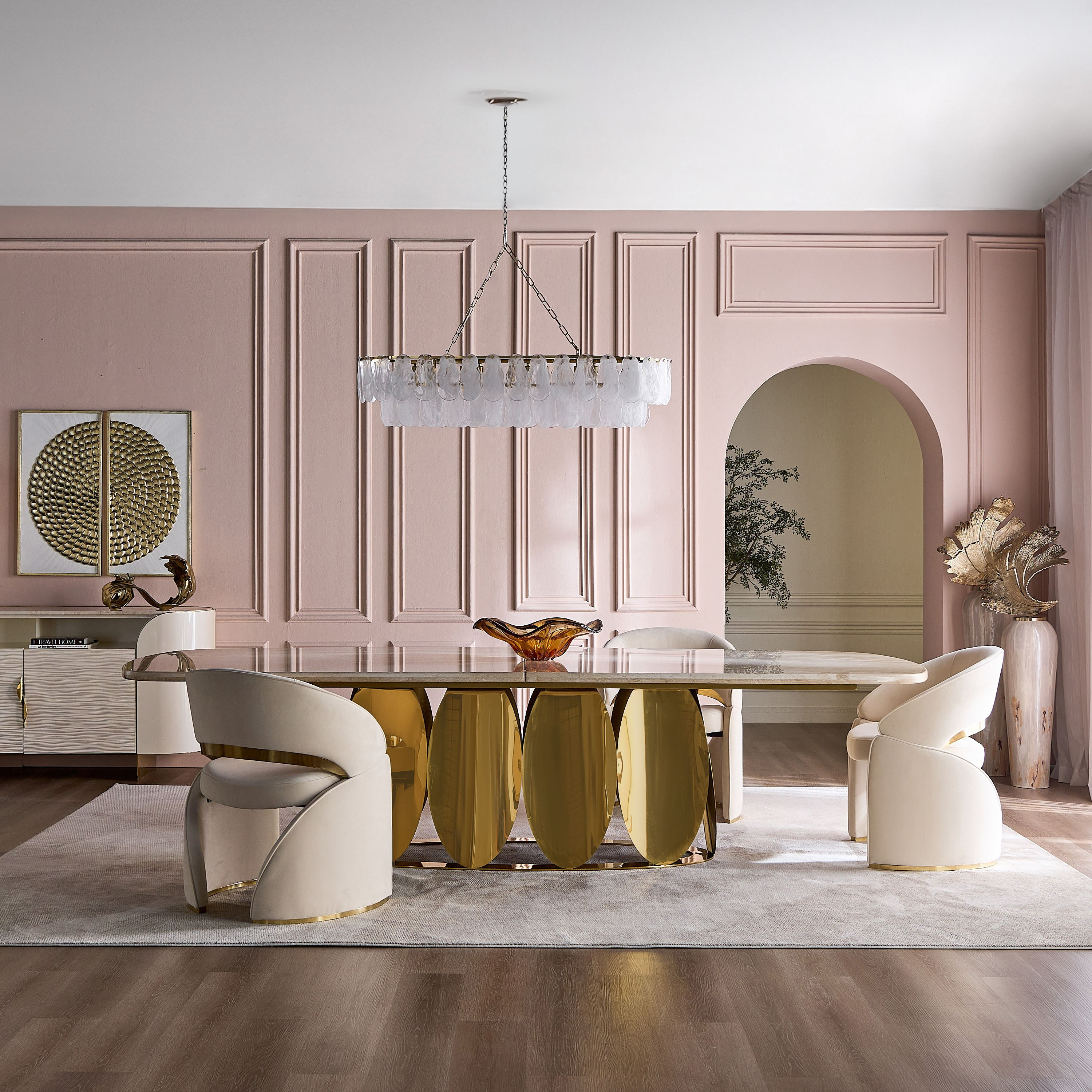 طاولة سفرة بسطح رخام لـ10 مقاعد - راقية-furniture-diningroom-diningtables-image-6
