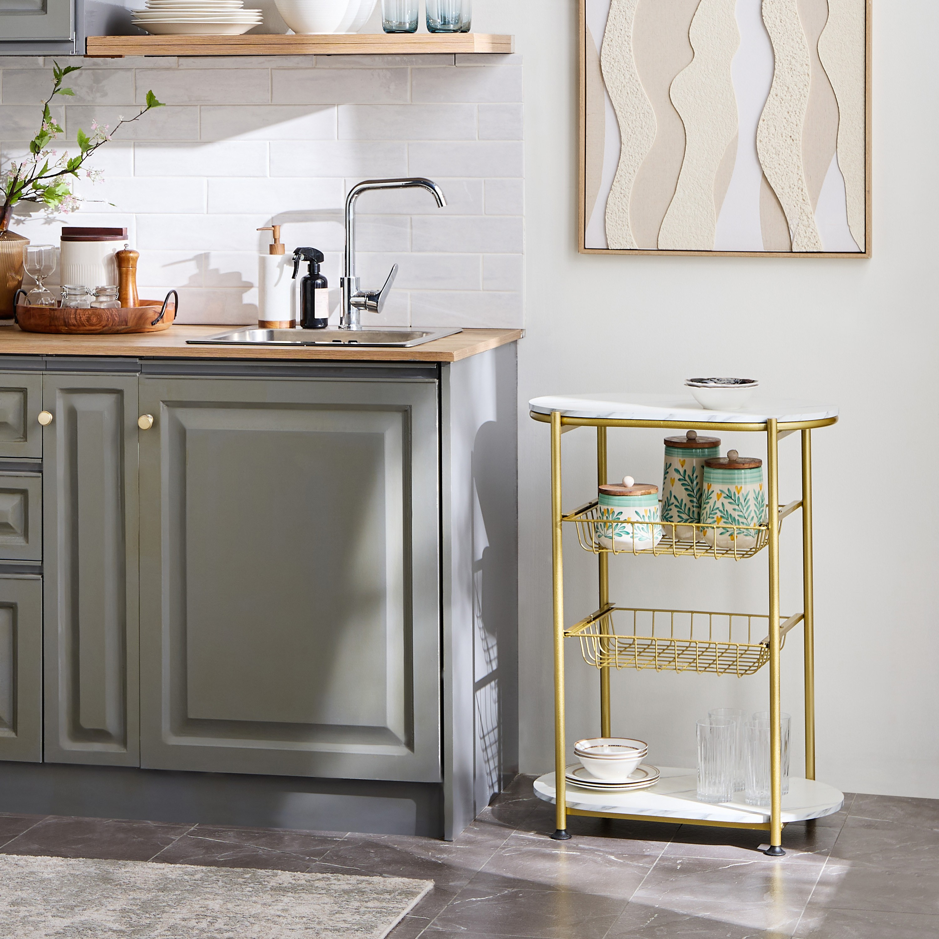 Jason 4-Tier Kitchen Trolley-household-kitchen-kitchenorganising-kitchentrolleys-image-9