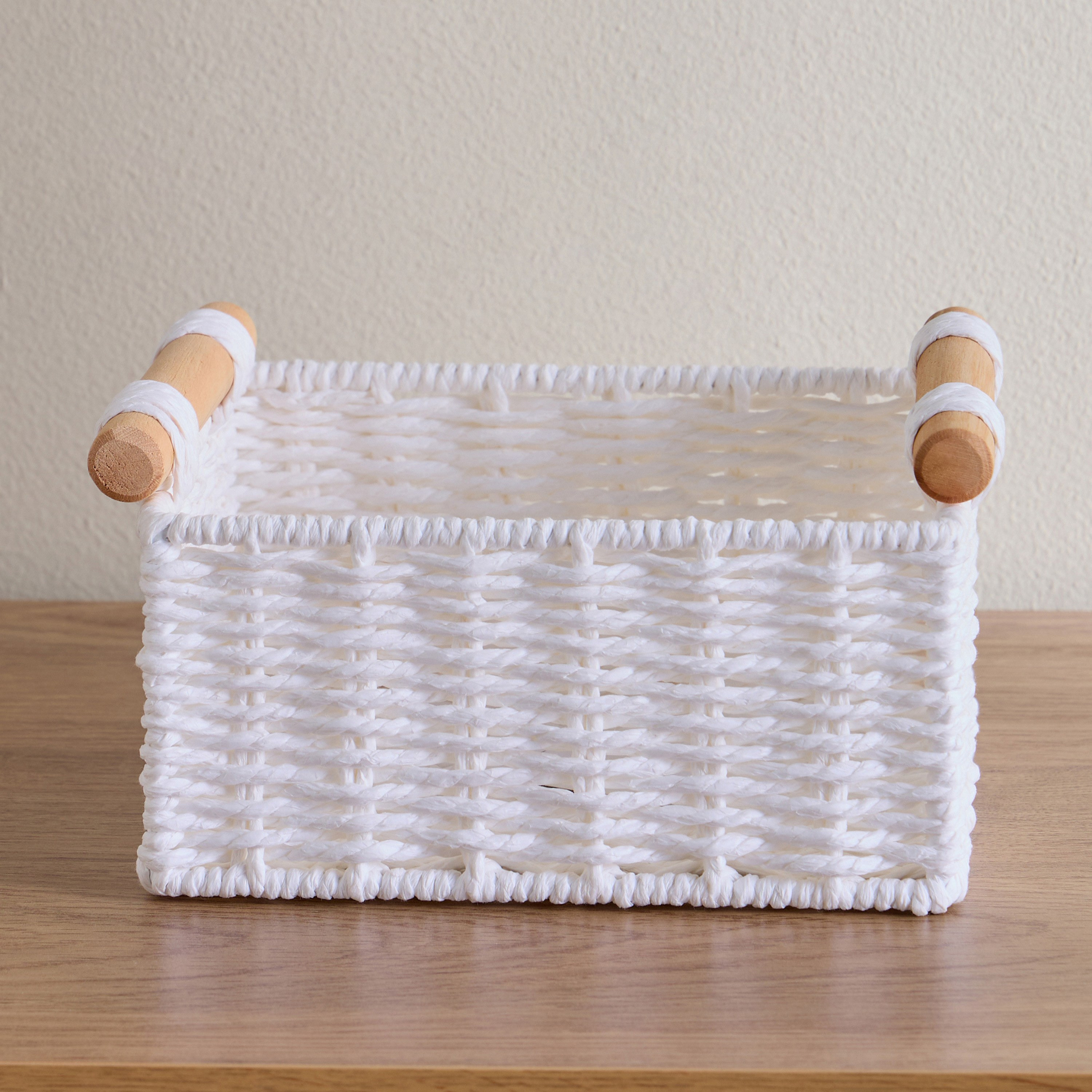 Blanca Storage Basket - 22x16x12 cm-household-storage-storagesolutions-storageboxesandbaskets-image-1