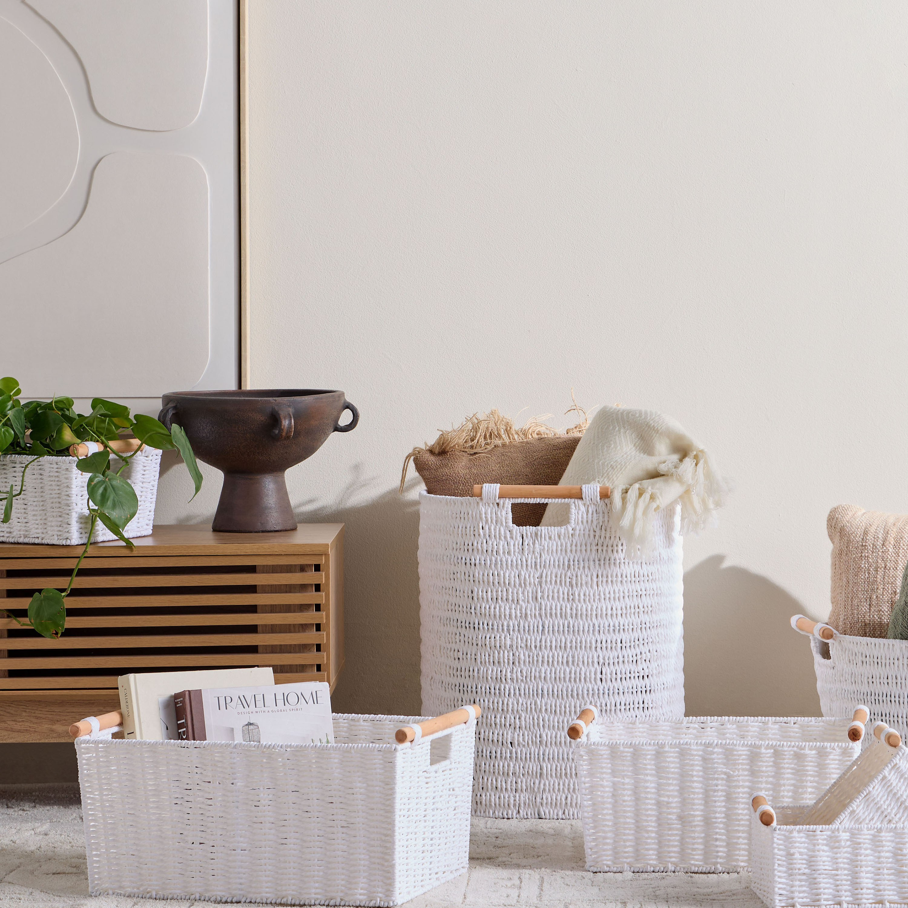 Blanca Storage Basket - 22x16x12 cm-household-storage-storagesolutions-storageboxesandbaskets-image-3