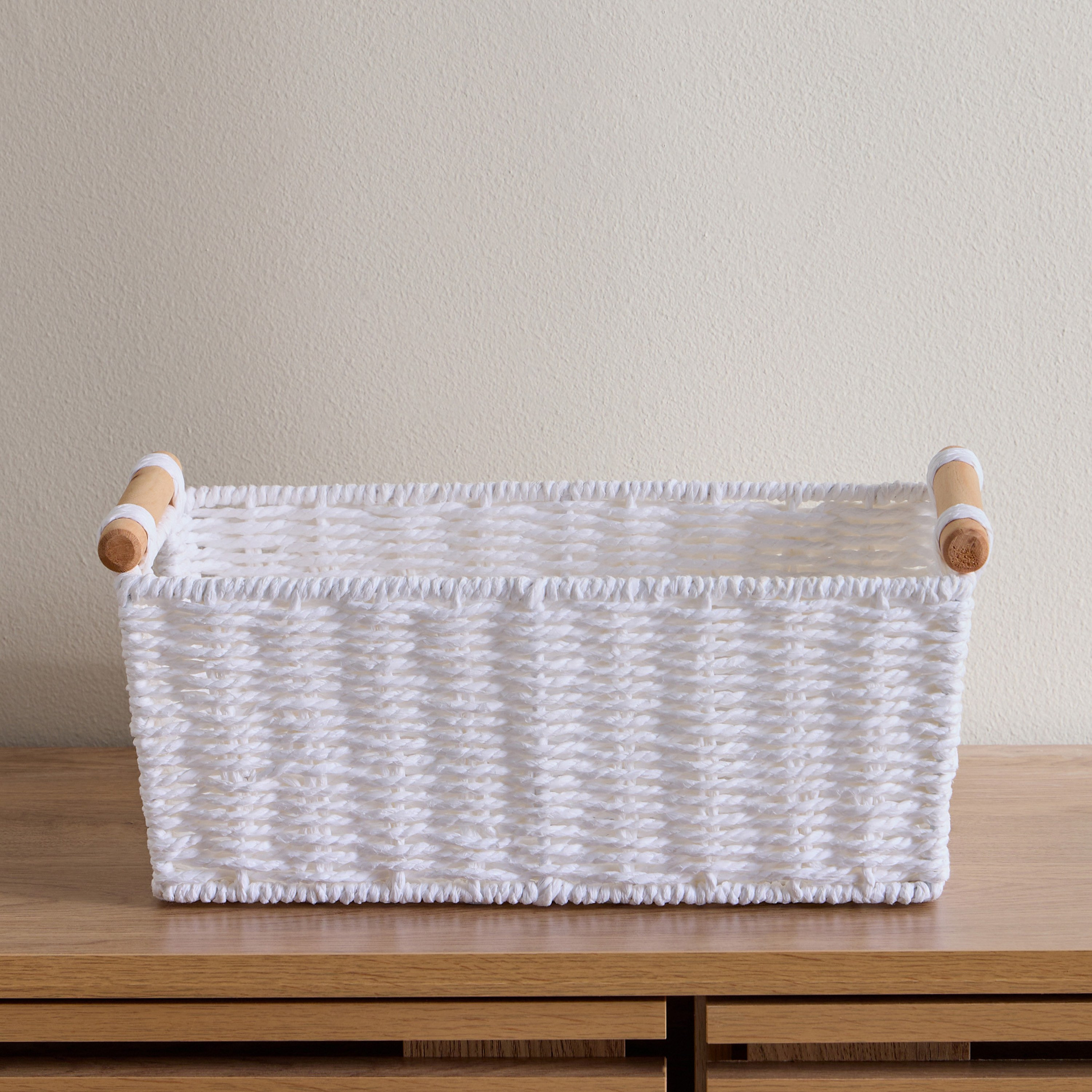 Blanca Storage Basket - 42x29x21 cm-household-storage-storagesolutions-storageboxesandbaskets-image-1