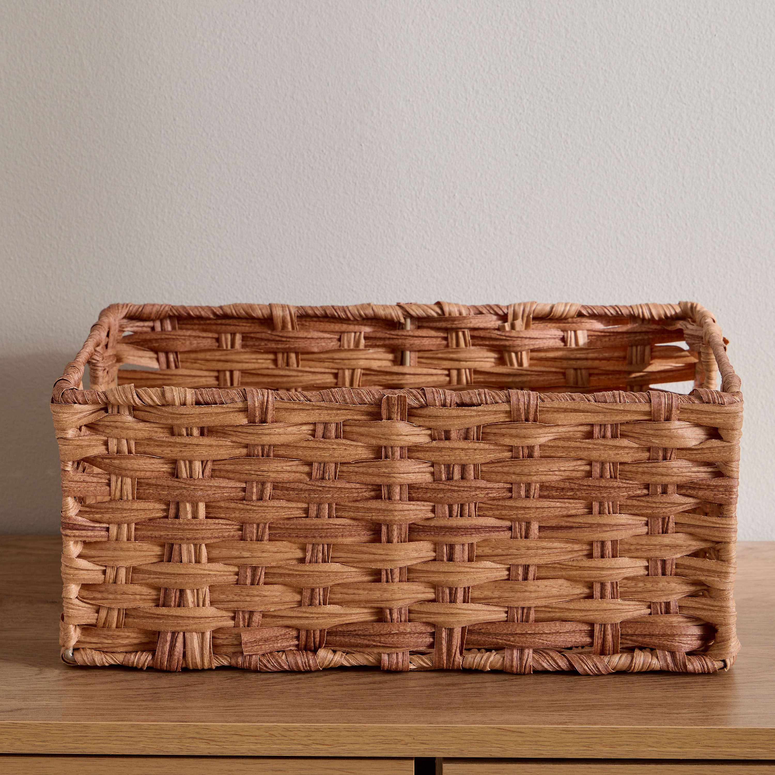 Helena Storage Basket - 40x27x16 cm-household-storage-storagesolutions-storageboxesandbaskets-image-1