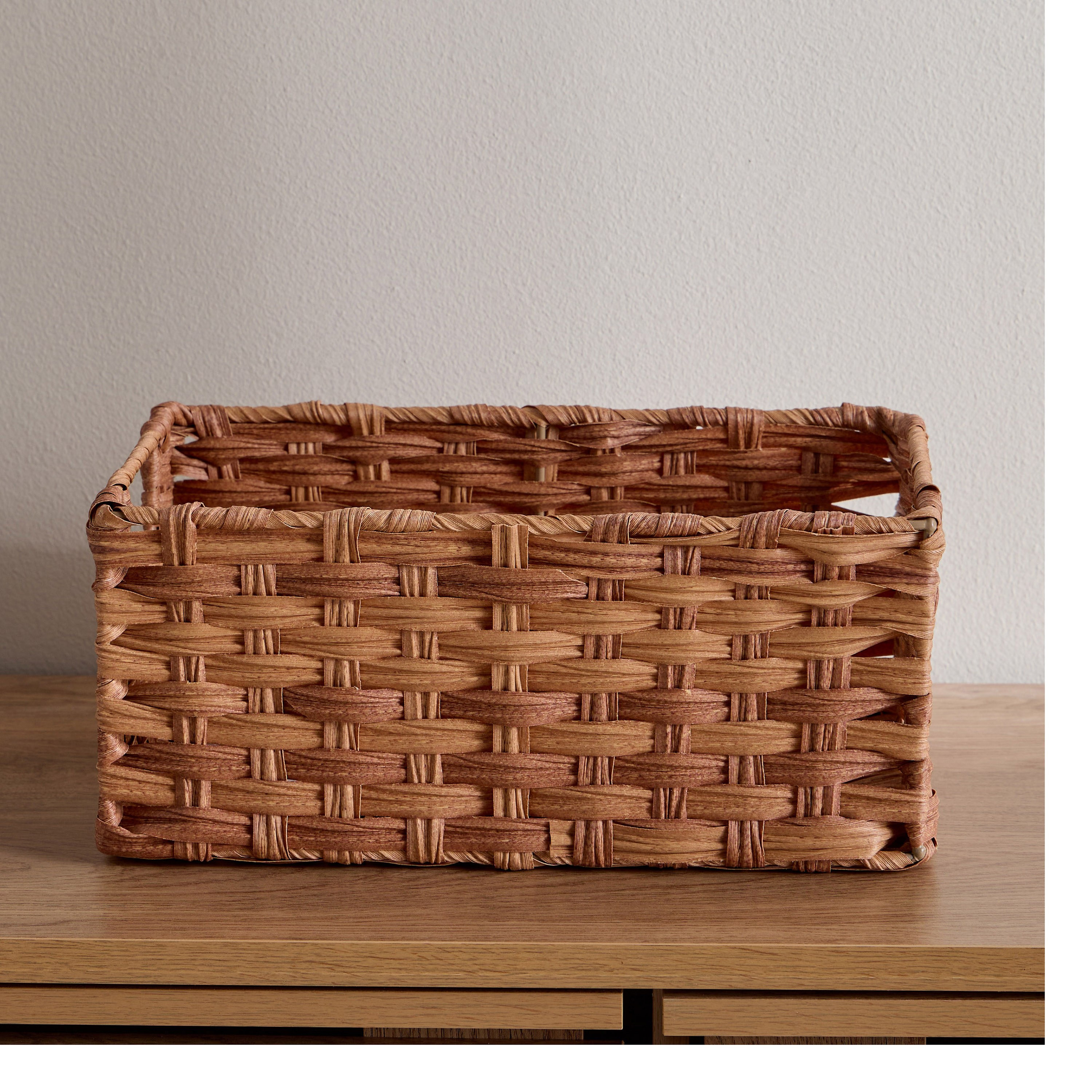 Helena Storage Basket - 35x22x15 cm-household-storage-storagesolutions-storageboxesandbaskets-image-1