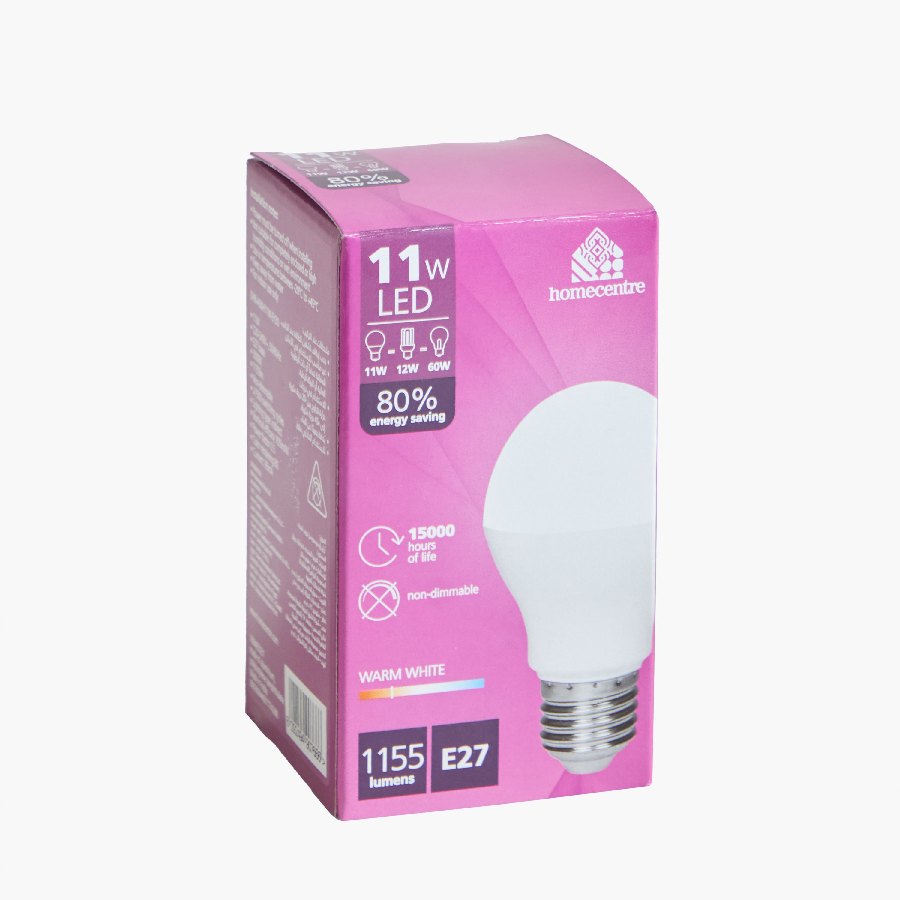 LED Bulb - E27 11W 1155 Lumen Warm White-household-lighting-bulbsandbatteries-bulbs-image-4