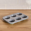 Bake It 6-Cup Carbon Steel Muffin Tray - 18x26 cm-household-kitchen-bakeware-bakingpansandmoulds-image-1