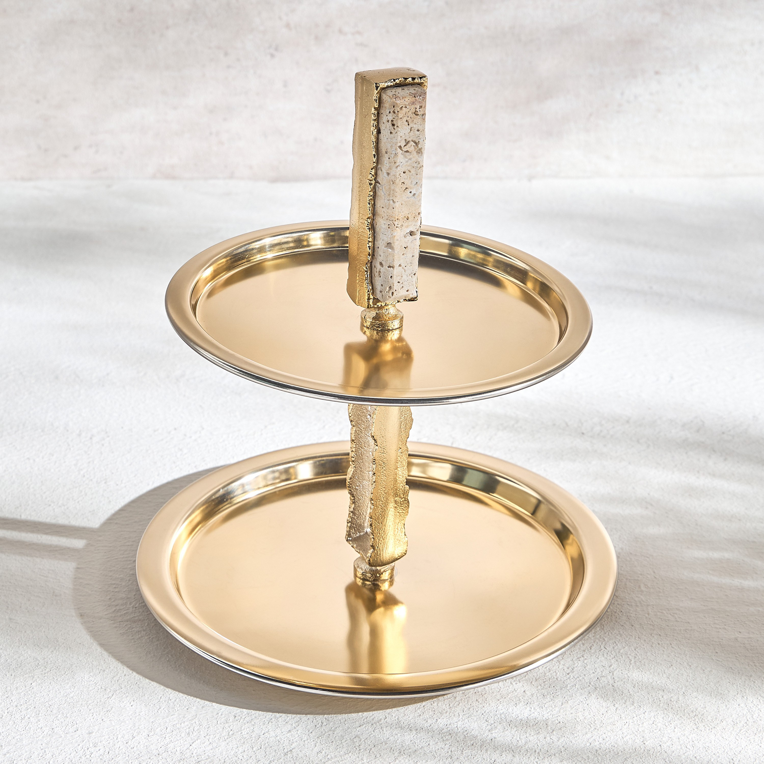 Dahab Zorn 2-Tier Dessert Stand - 24 cm-household-decor-boxesandtrays-image-1