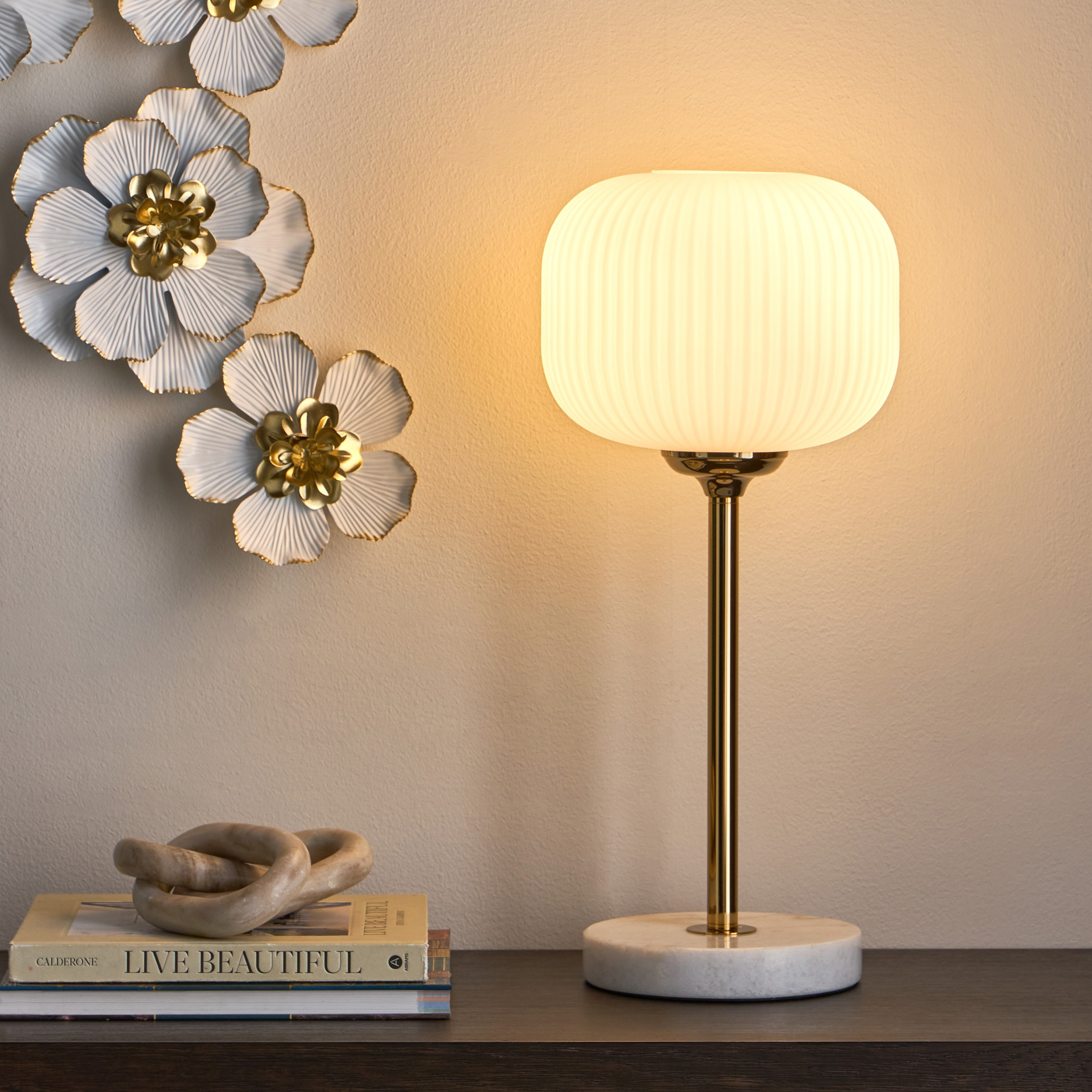 Mochi Glass Table Lamp - 58 cm-household-lighting-tableanddesklamps-image-4