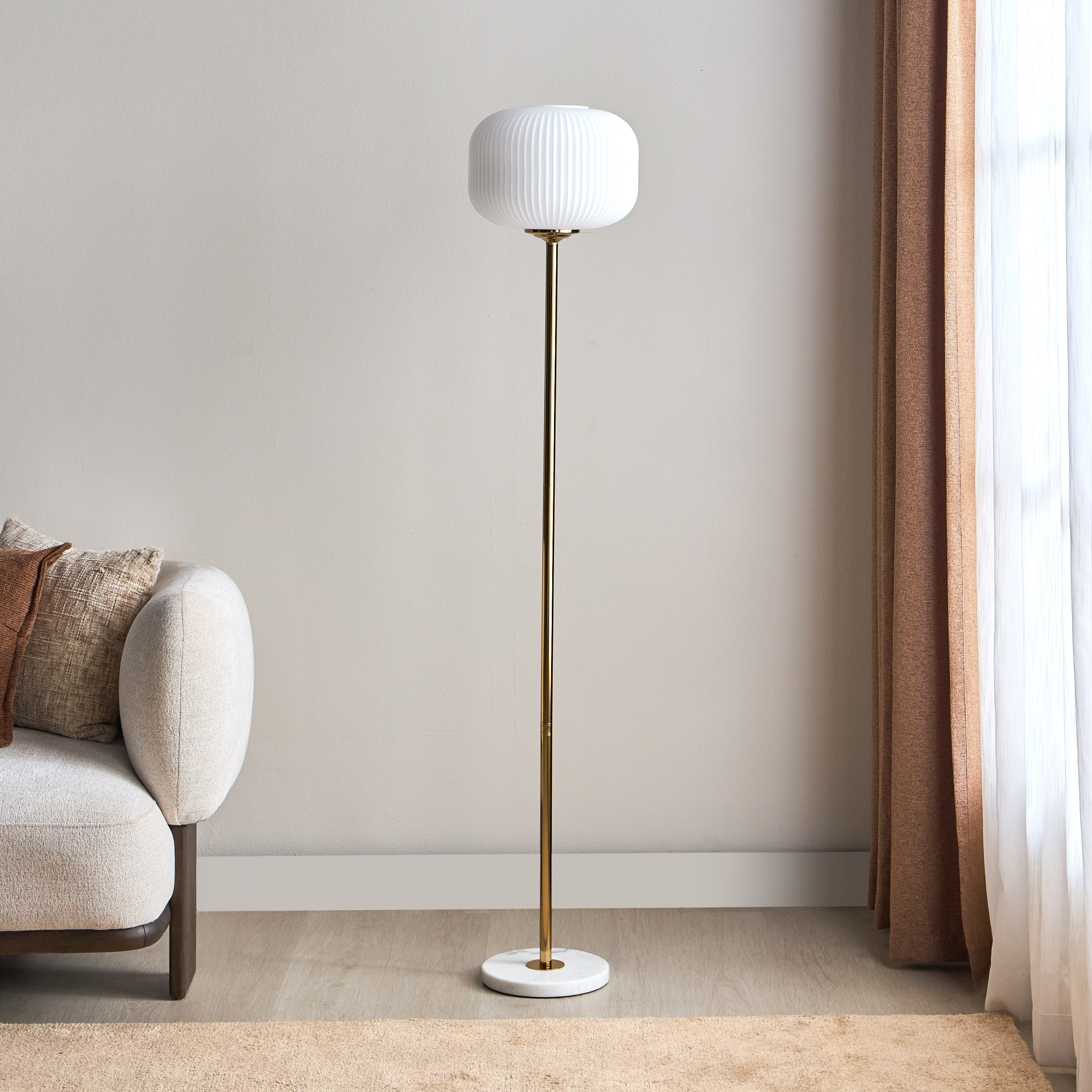 Mochi Glass Floor Lamp - 158 cm-household-lighting-floorlamps-image-1