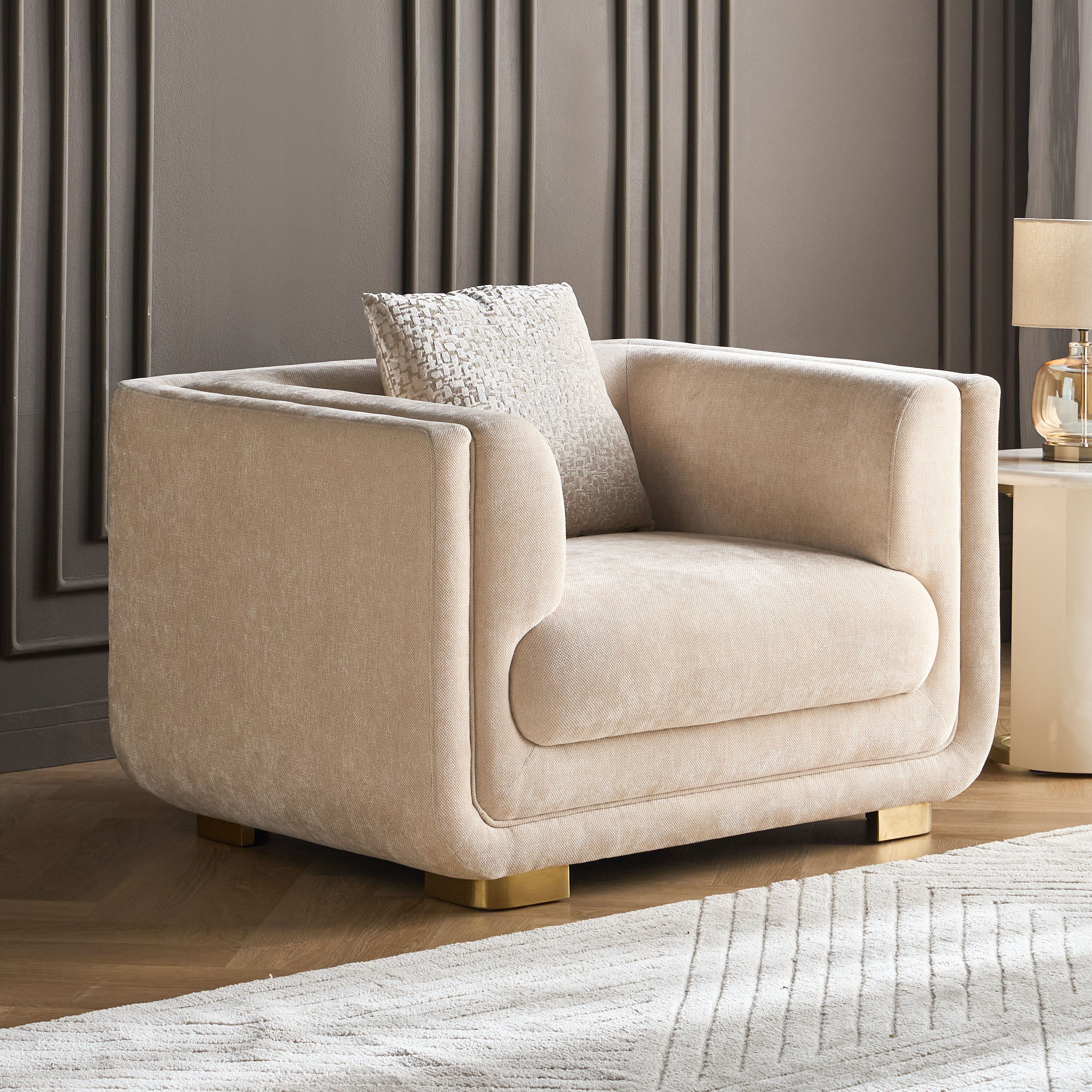 Fanous Fabric Armchair