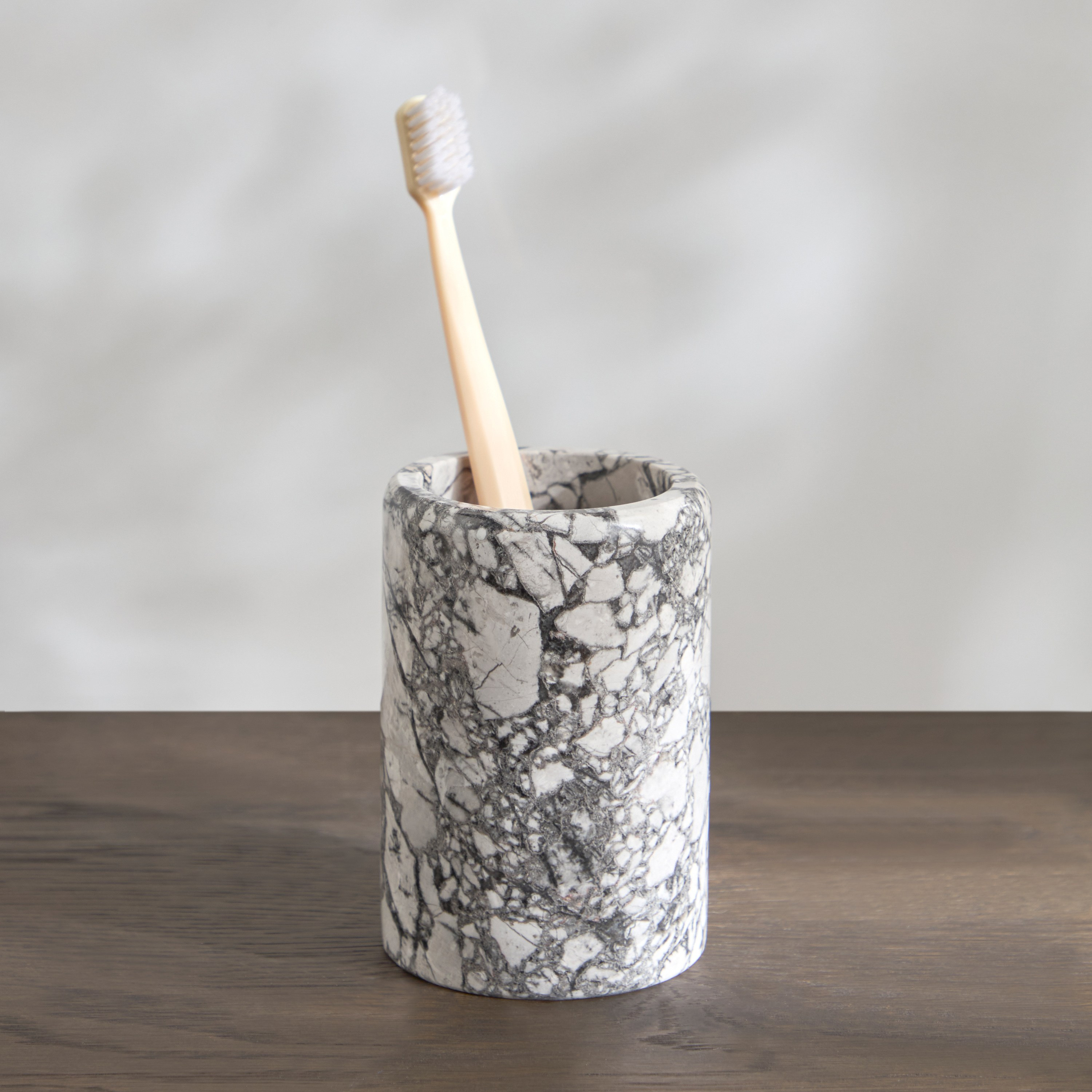 Marble Tumbler-household-bathandlaundry-bathaccessories-toothbrushholdersandtumblers-image-1