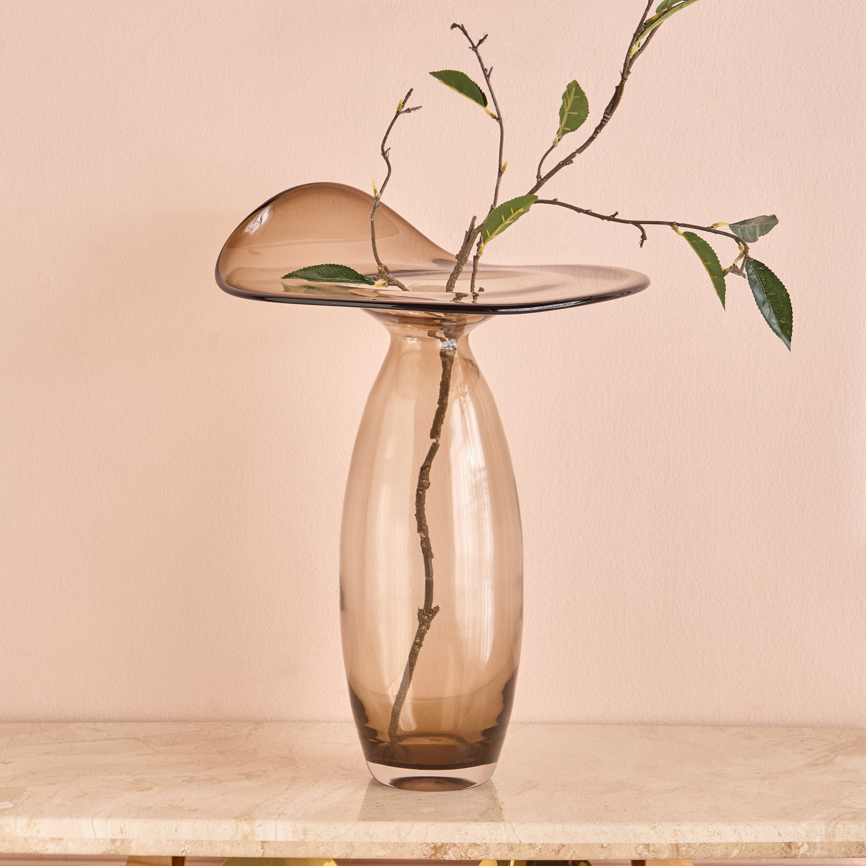 مزهرية زجاج - لوتس - 58 سم-household-decor-vasesandbowls-image-1