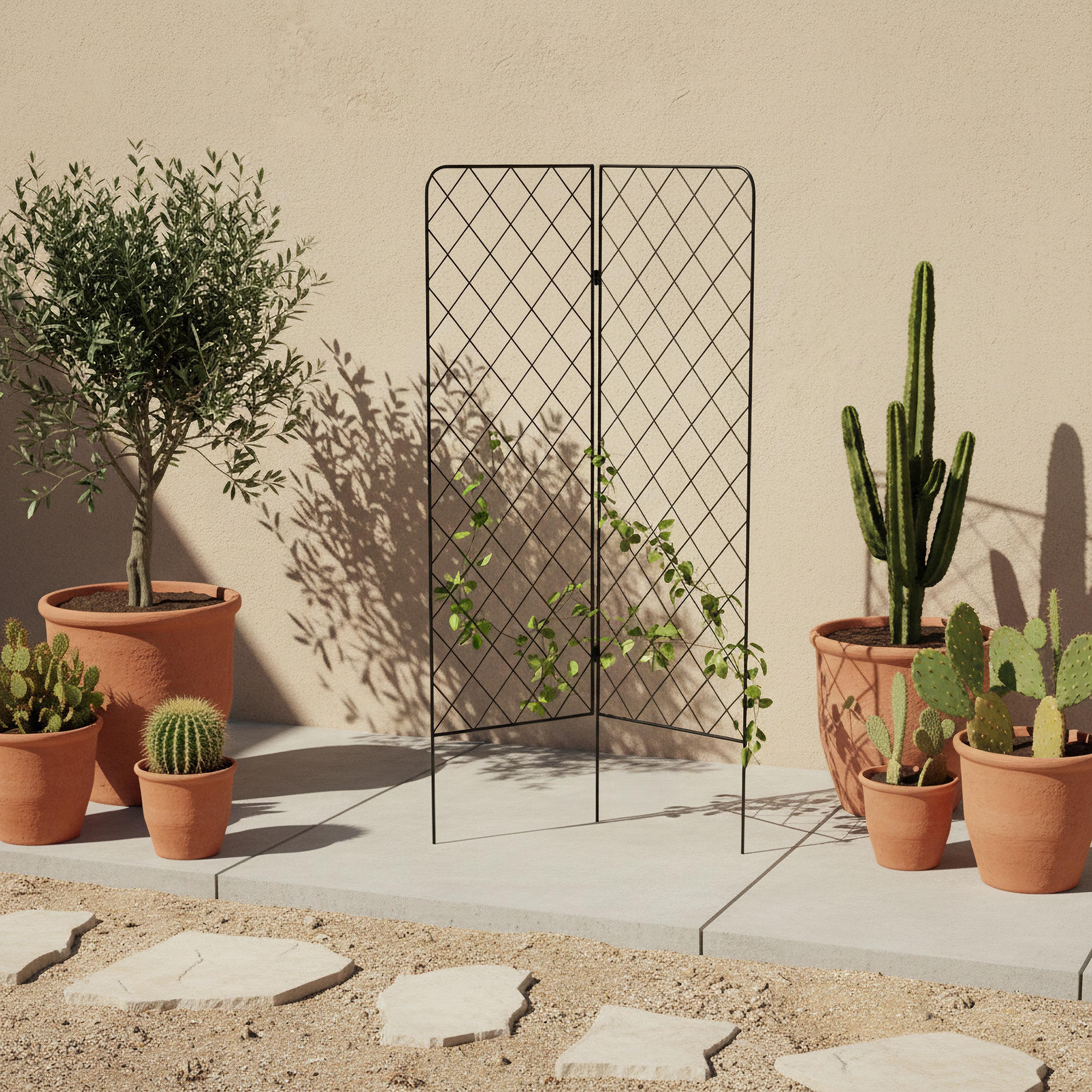 تعريشة معدنية - زيستي - 110 سم-household-gardenandoutdoor-trellisandstands-trellis-image-4