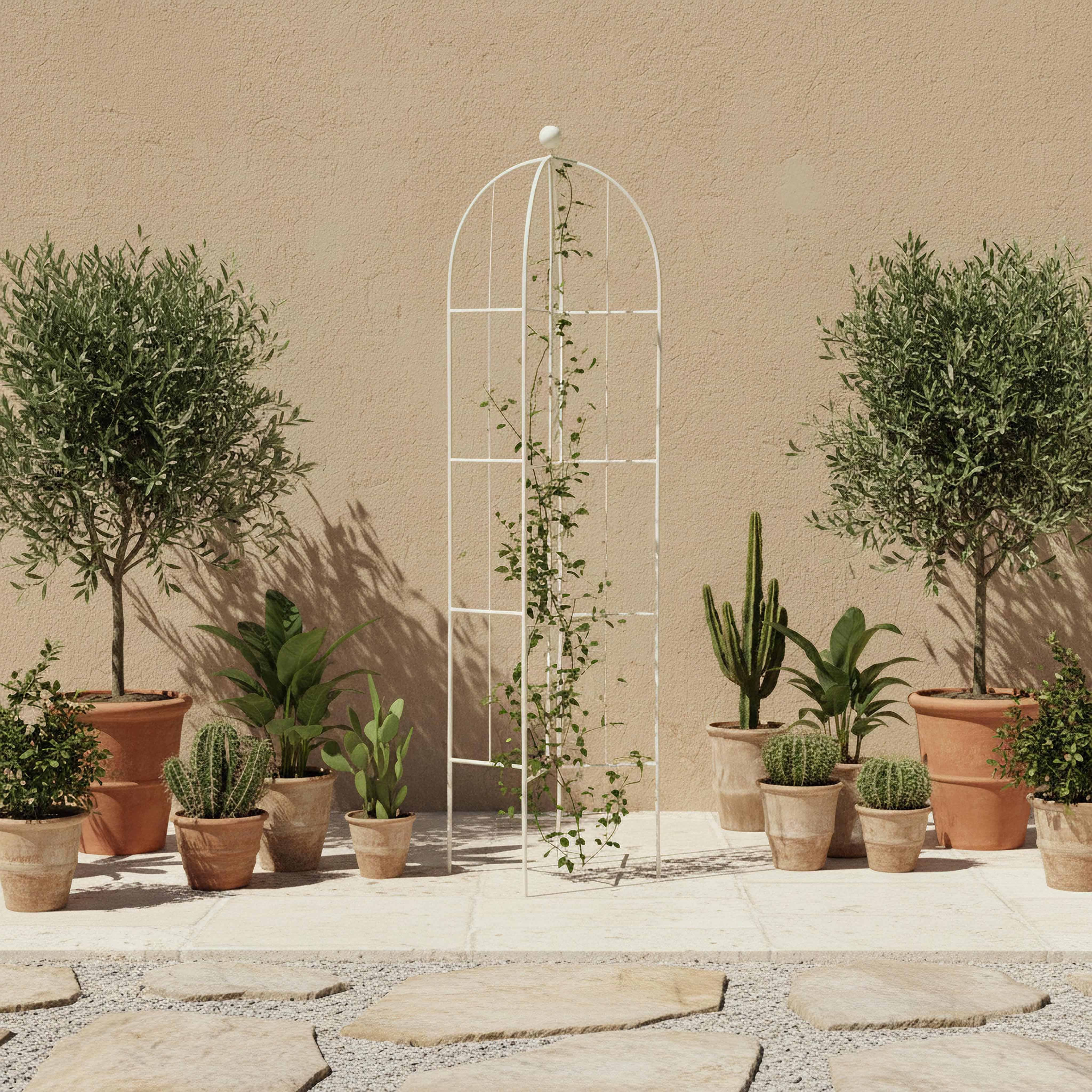 Zesty Metal Trellis - 135 cm-household-gardenandoutdoor-trellisandstands-trellis-image-4