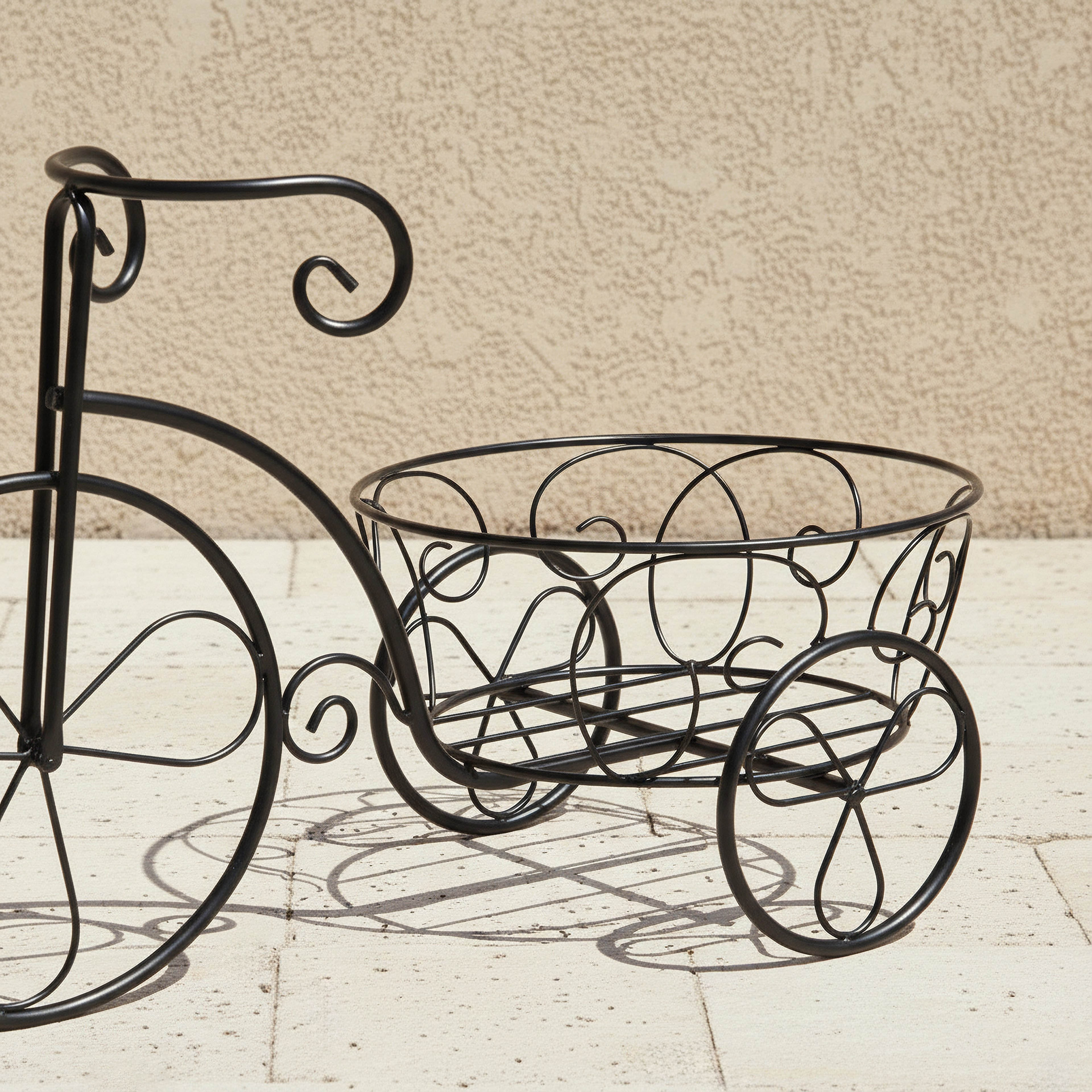 Sequia Metal Planter - 31 cm-household-gardenandoutdoor-trellisandstands-plantstands-image-3