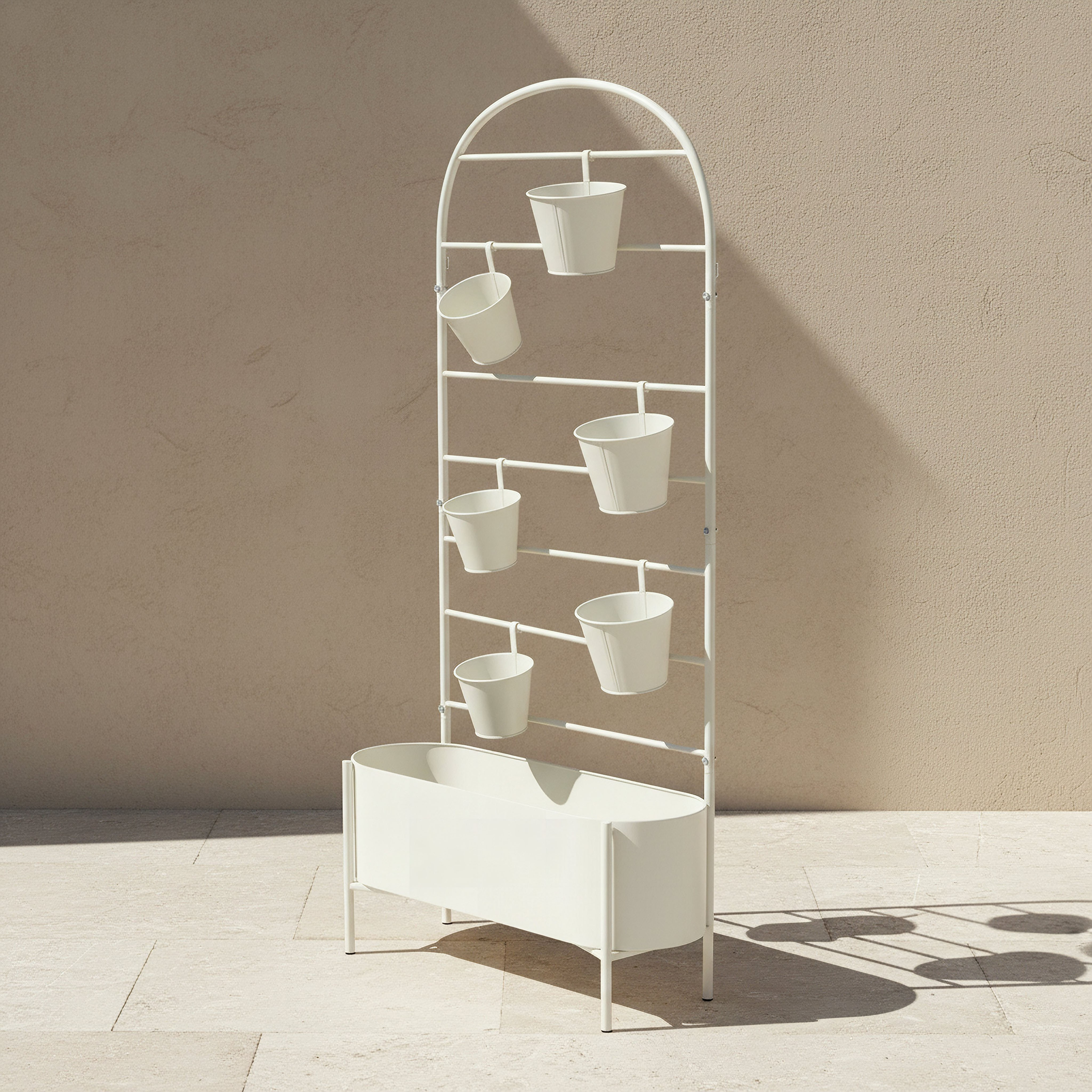 Trivial Kitchen Garden Metal Stand - 140 cm-household-gardenandoutdoor-trellisandstands-plantstands-image-1
