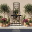 حامل أواني زرع معدن بطابقين - هيزل - 65 سم-household-gardenandoutdoor-trellisandstands-plantstands-image-1