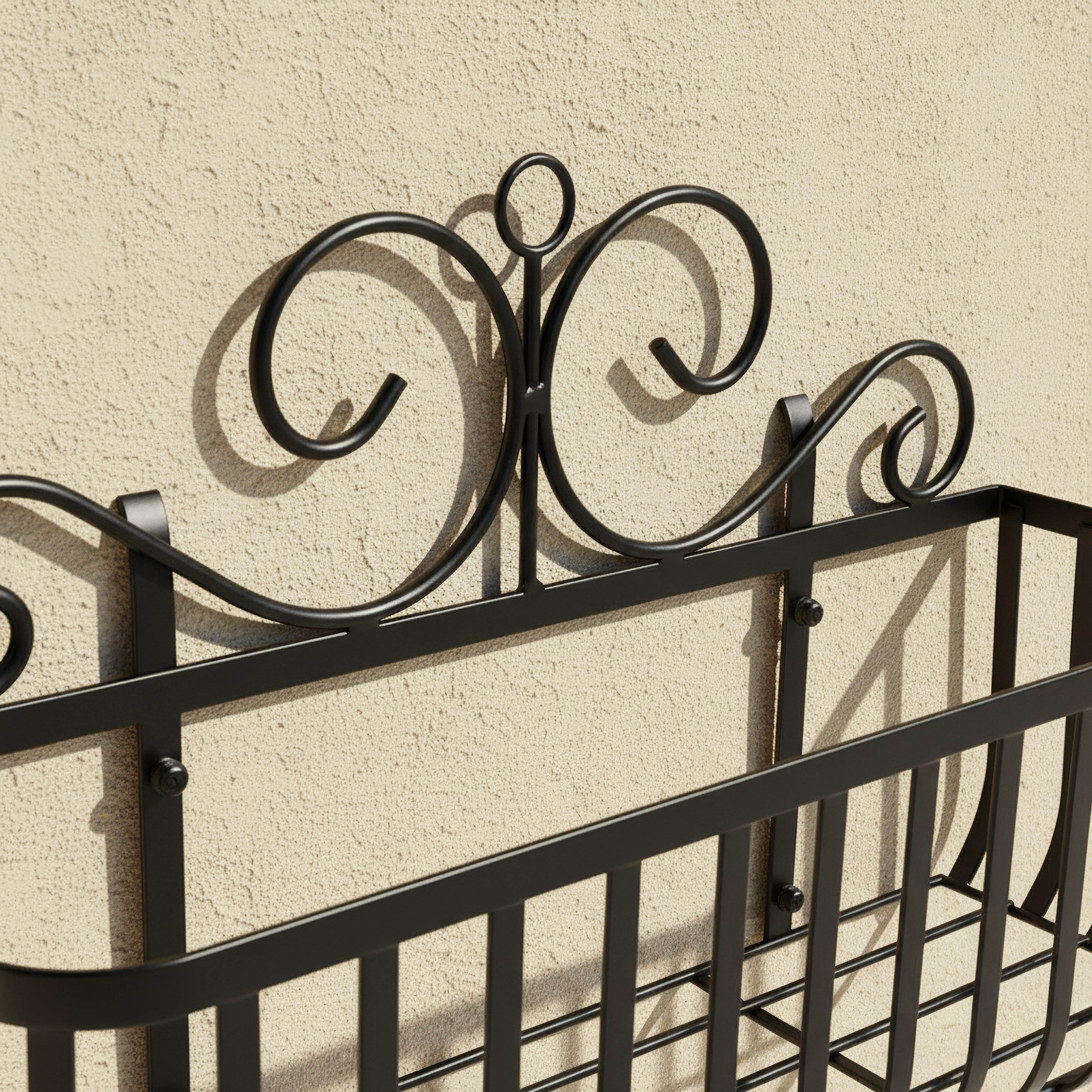 Sequia Metal Planter - 28 cm-household-gardenandoutdoor-potsandplanters-hangingplanters-image-3