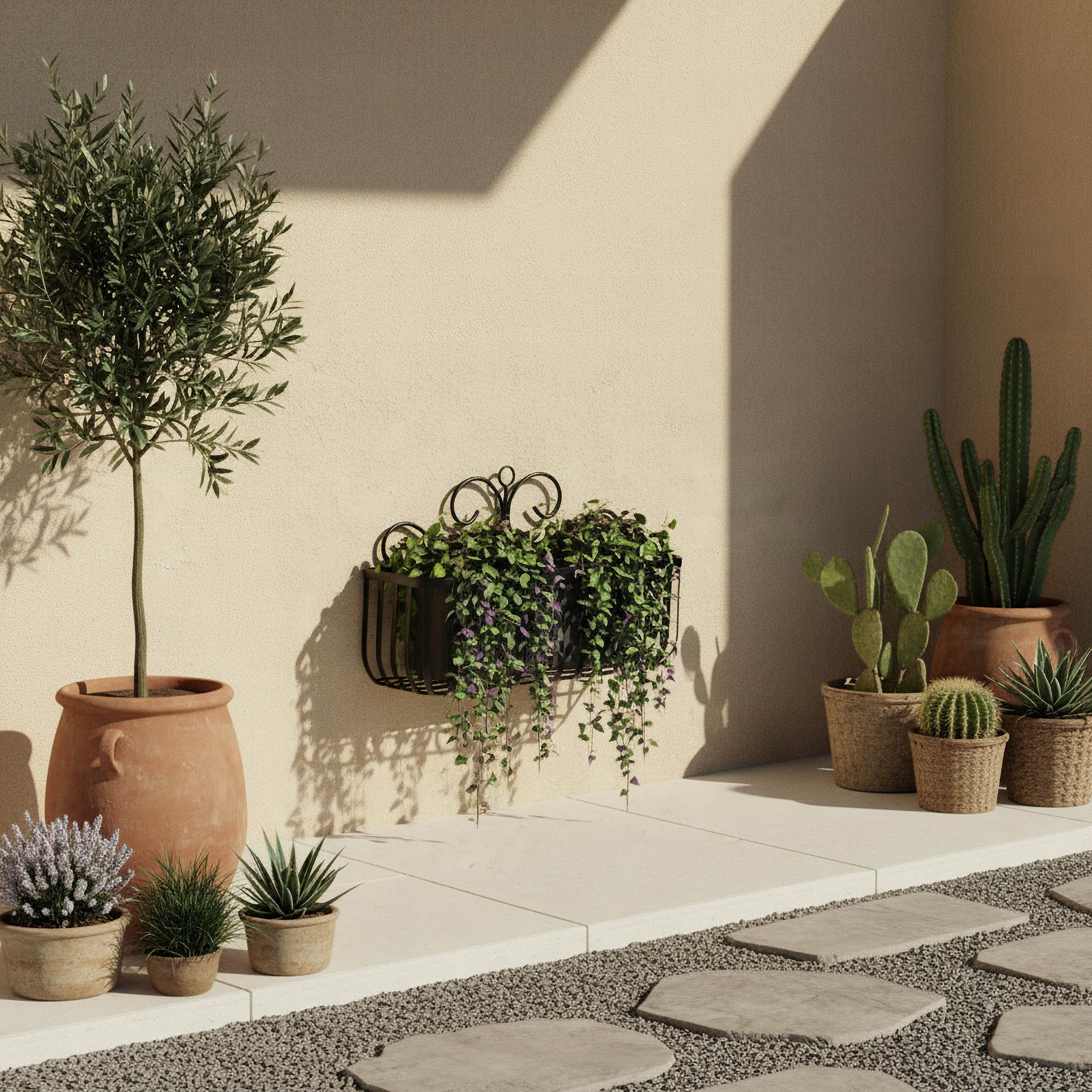 Sequia Metal Planter - 28 cm-household-gardenandoutdoor-potsandplanters-hangingplanters-image-4