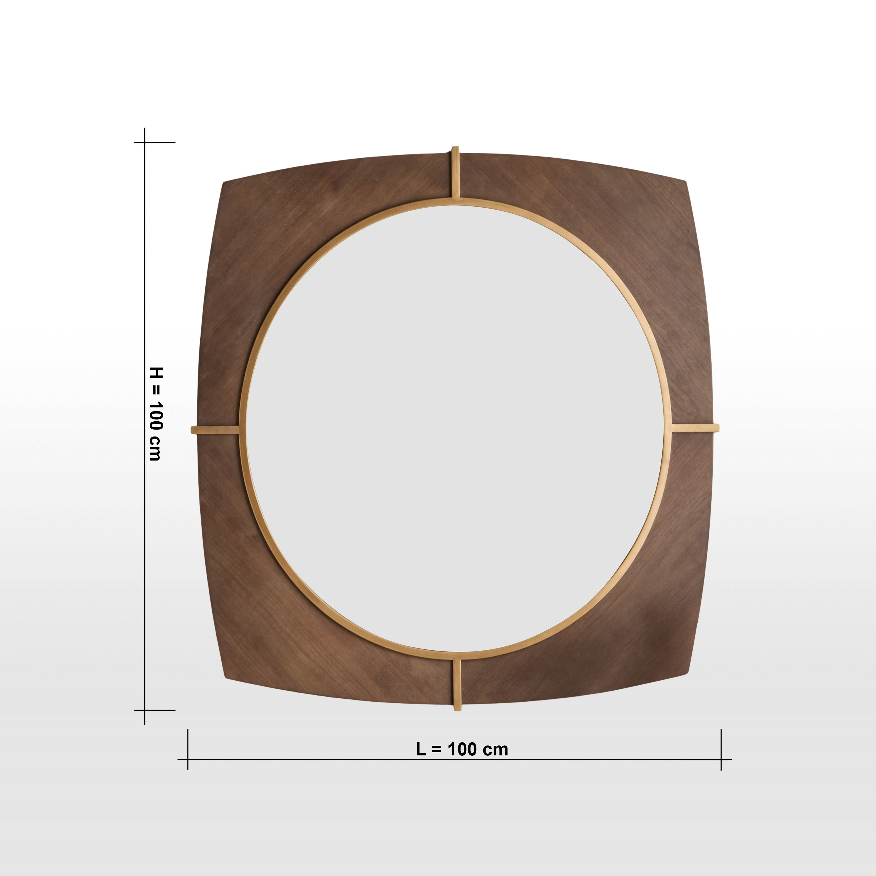 مرآة حائط - فيلورا - 100x100 سم-household-walldecorandmirrors-mirrors-wallmirrors-image-7