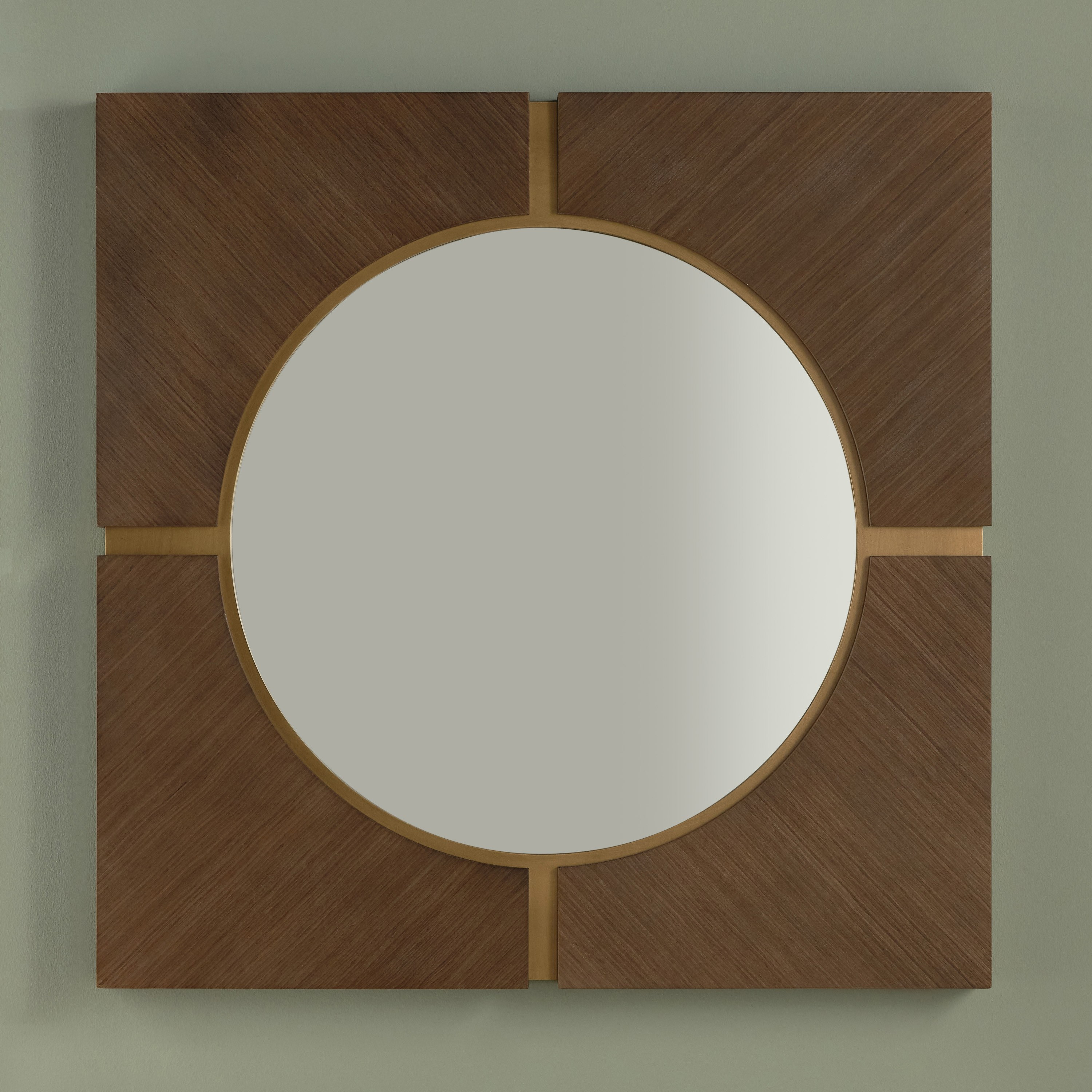 Velora Wall Mirror - 100x100 cm-household-walldecorandmirrors-mirrors-wallmirrors-image-2