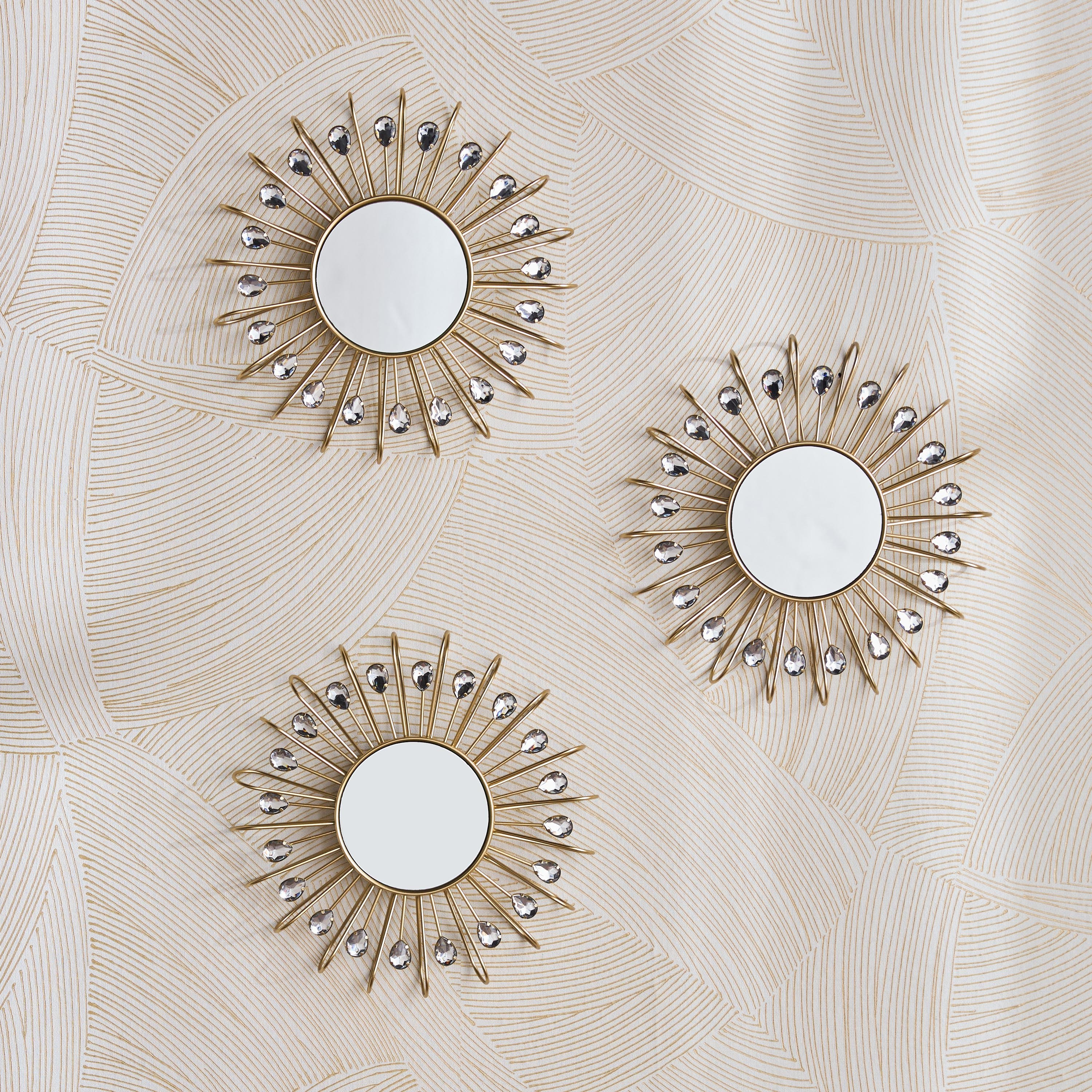 Murmur Mirrored Wall Accent - Set of 3-household-walldecorandmirrors-wallaccents-image-2