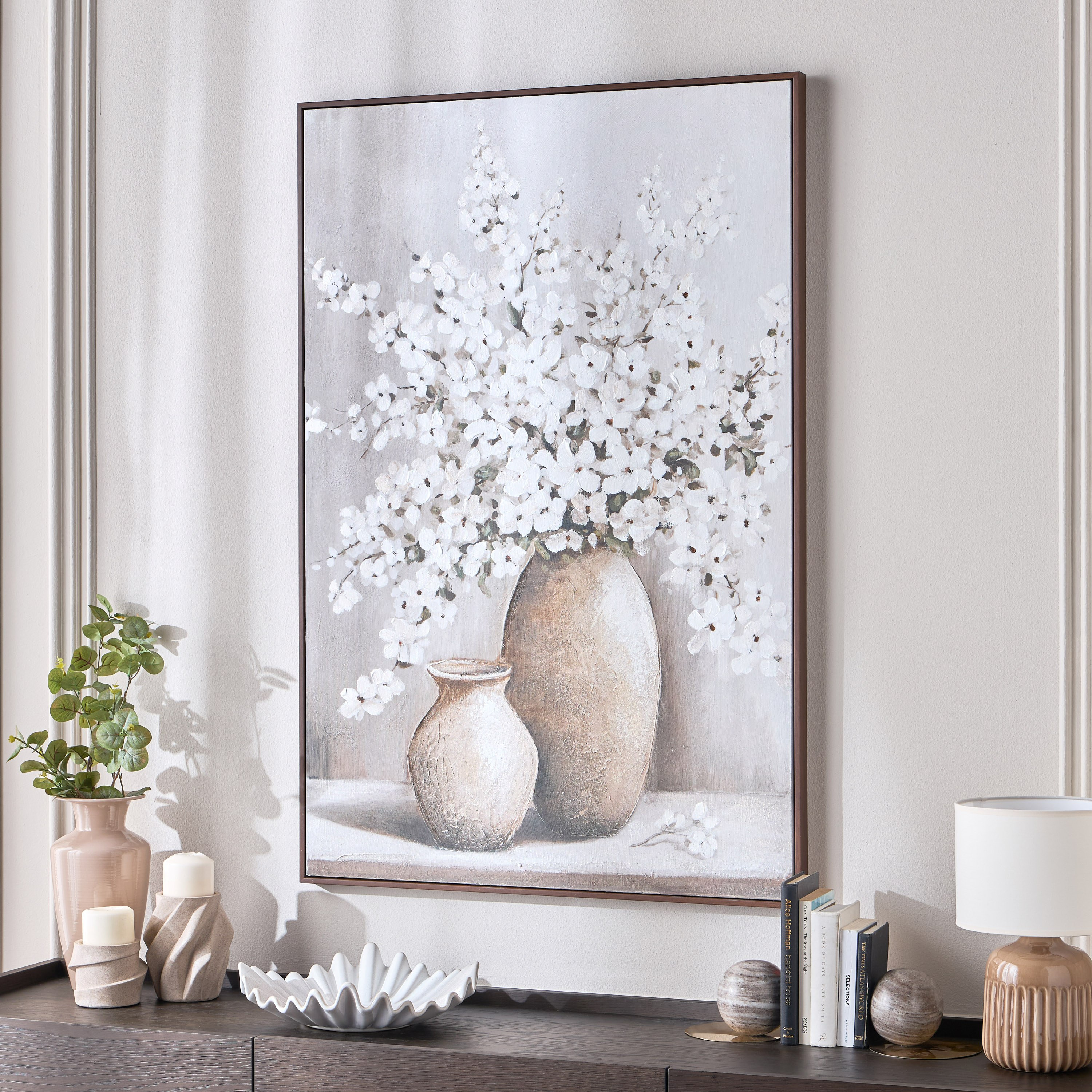 Velour Oil Painting Framed Canvas Wall Art - 80x120 cm-household-walldecorandmirrors-wallart-image-3
