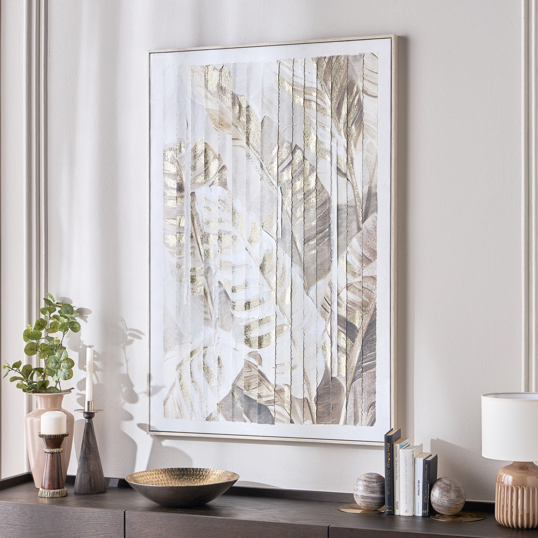 Lush Framed Canvas Oil Painting Wall Art - 80x120 cm-household-walldecorandmirrors-wallart-image-3