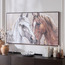 زينة حائط كانفاس مؤطرة برسم زيتي - إيكوين - 80x140 سم-household-walldecorandmirrors-wallart-image-1