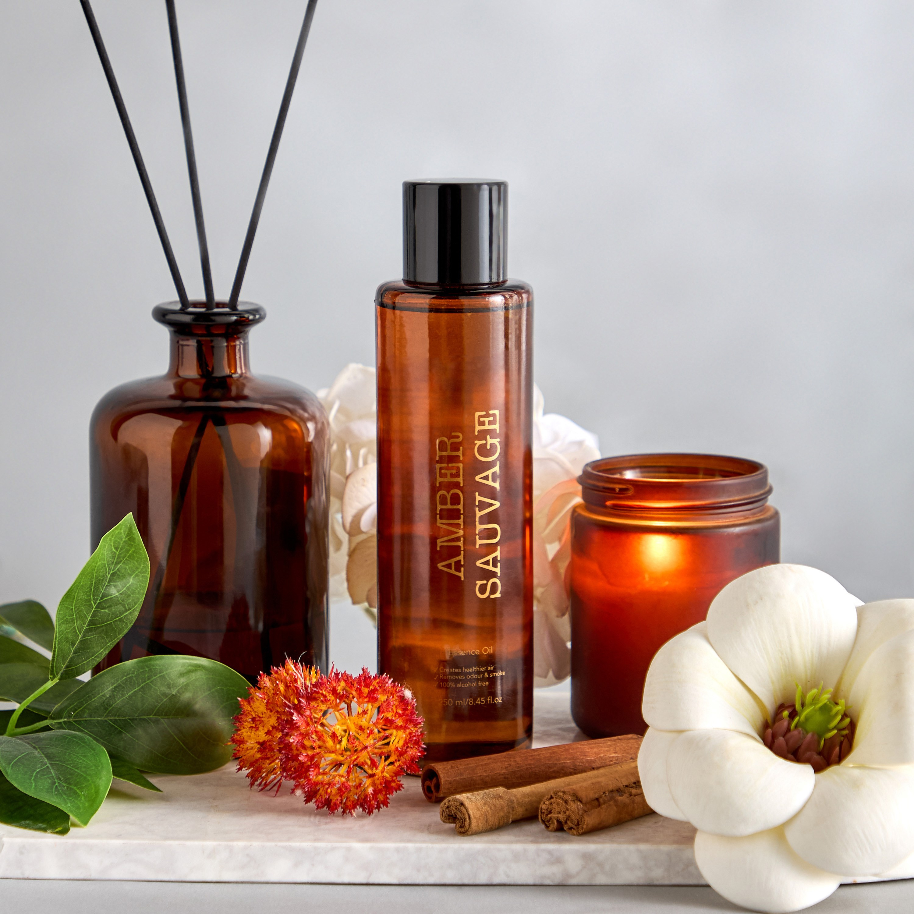 Essence Amber Sauvage Fragrance Oil - 250 ml-household-homefragrance-reeddiffusers-image-3