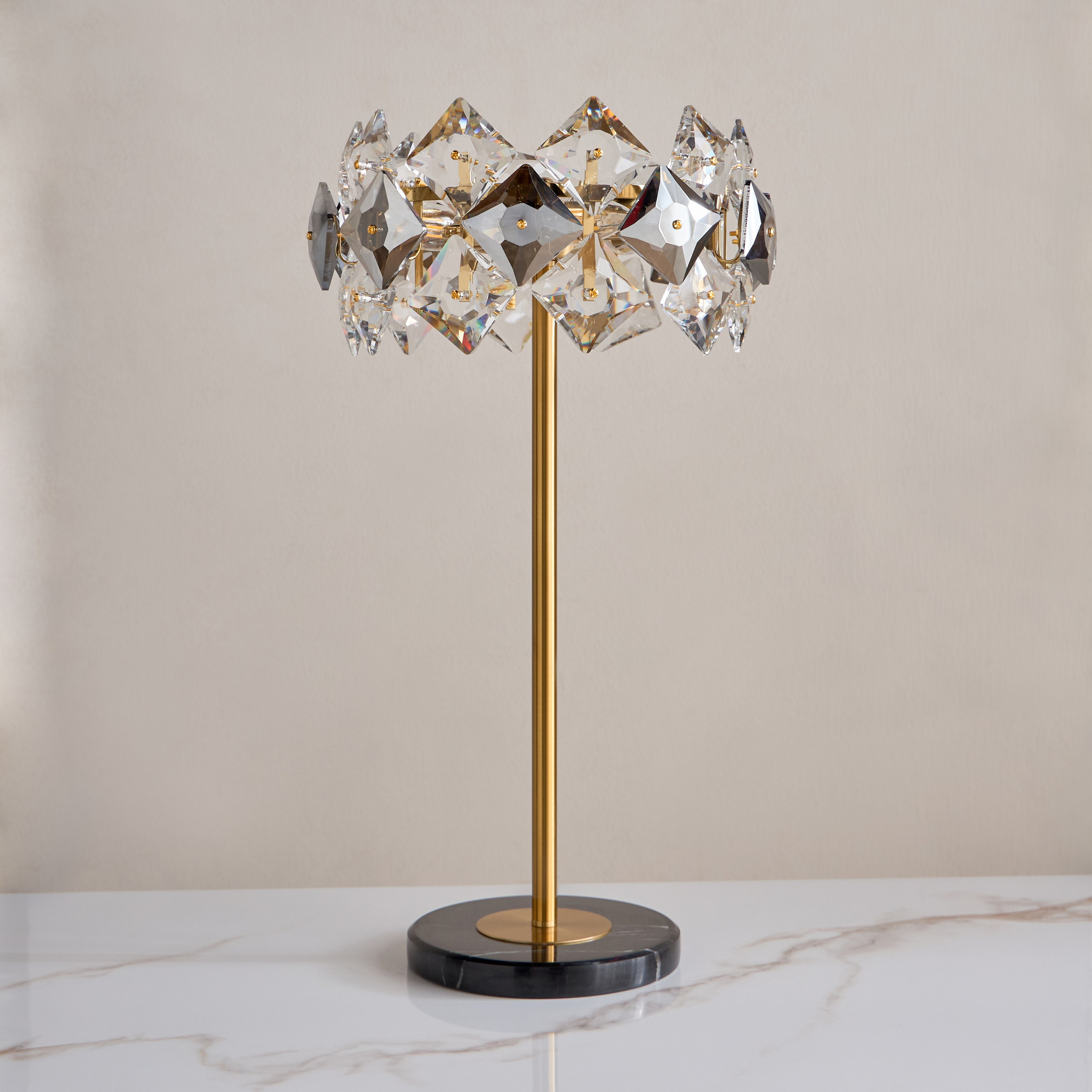 Maisy Crystal Table Lamp - 62 cm