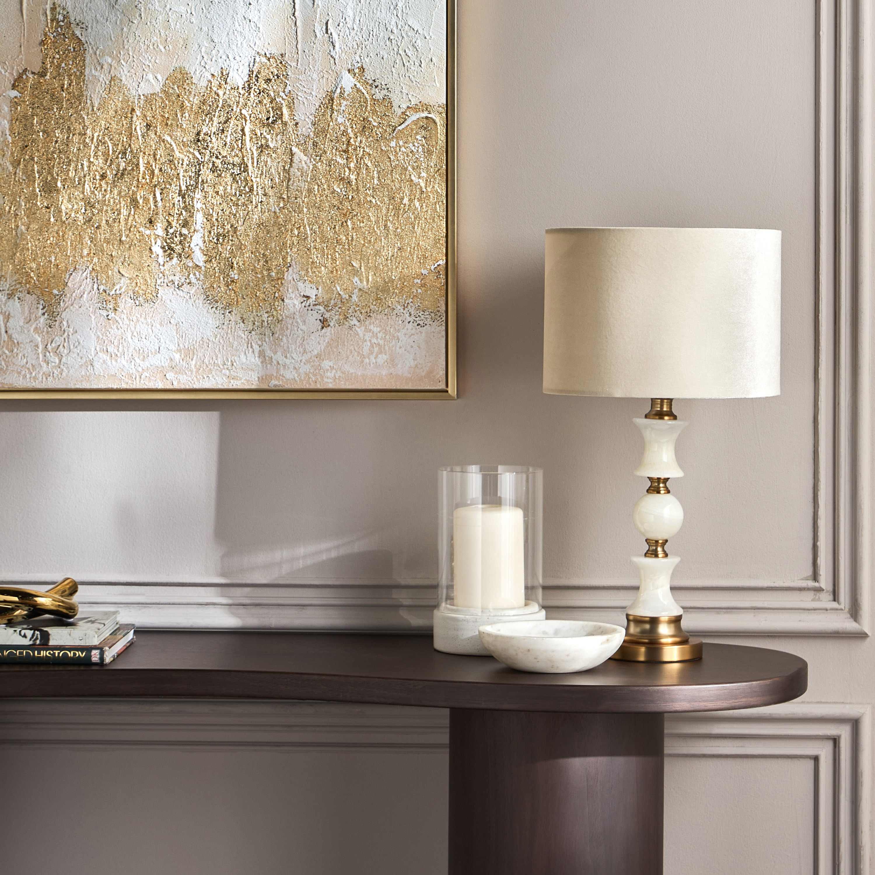 Fritz Marble Table Lamp - 59 cm-household-lighting-tableanddesklamps-image-5