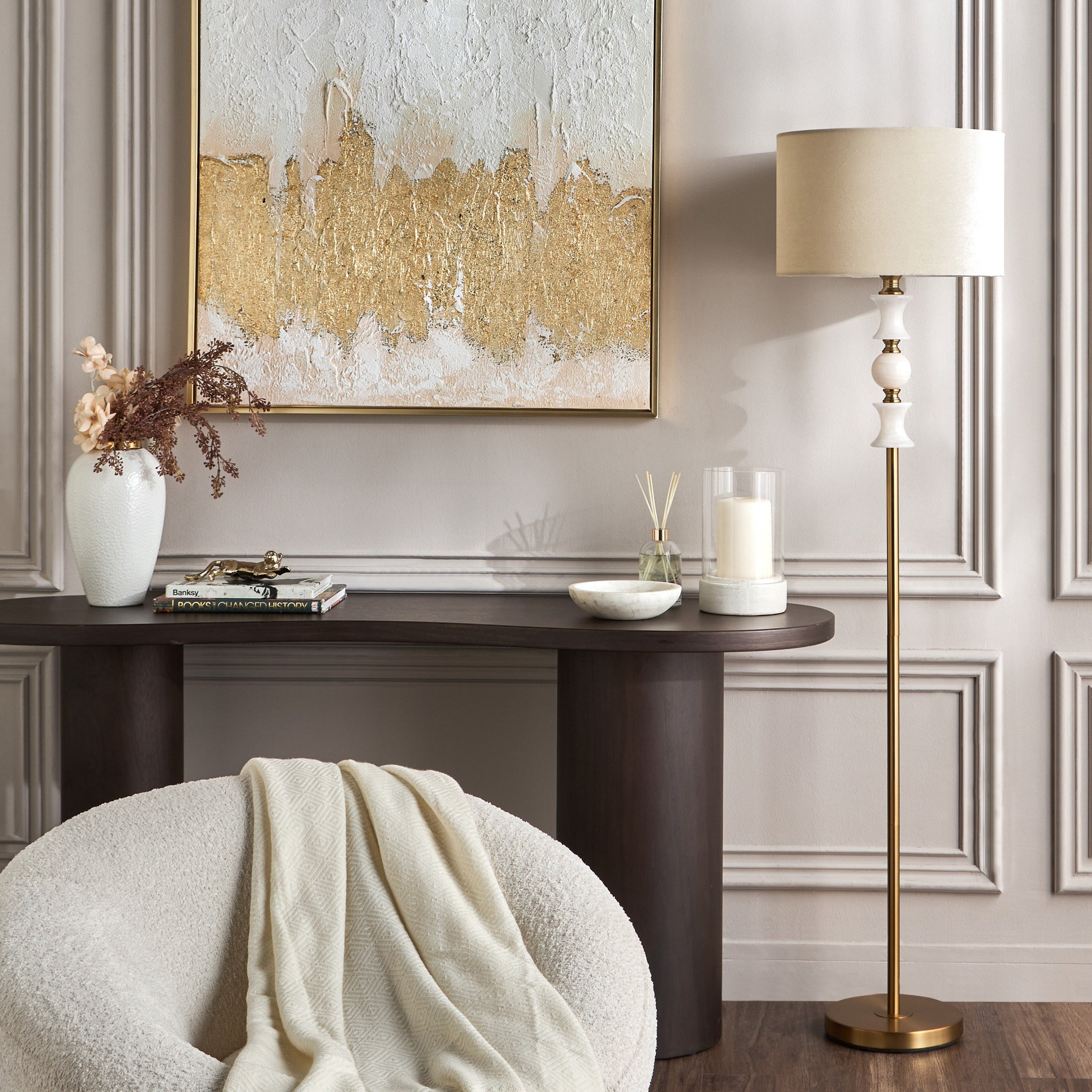 مصباح أرضية رخامي - فريتز - 162 سم-household-lighting-floorlamps-image-5