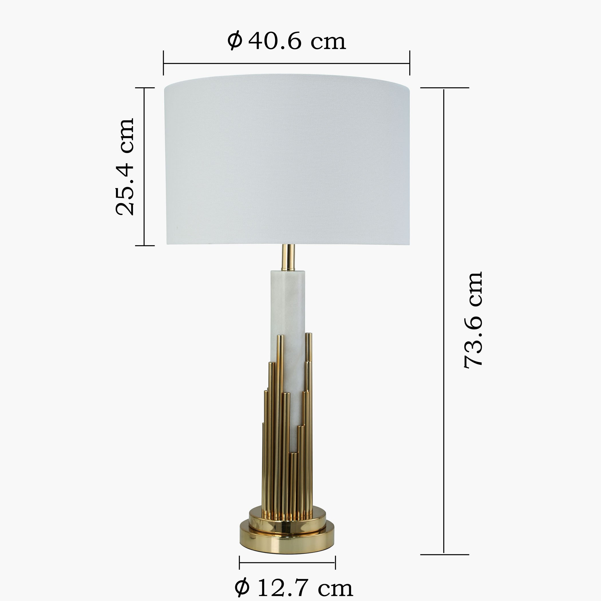 Lucerne Metal Table Lamp - 73 cm-household-lighting-tableanddesklamps-image-4