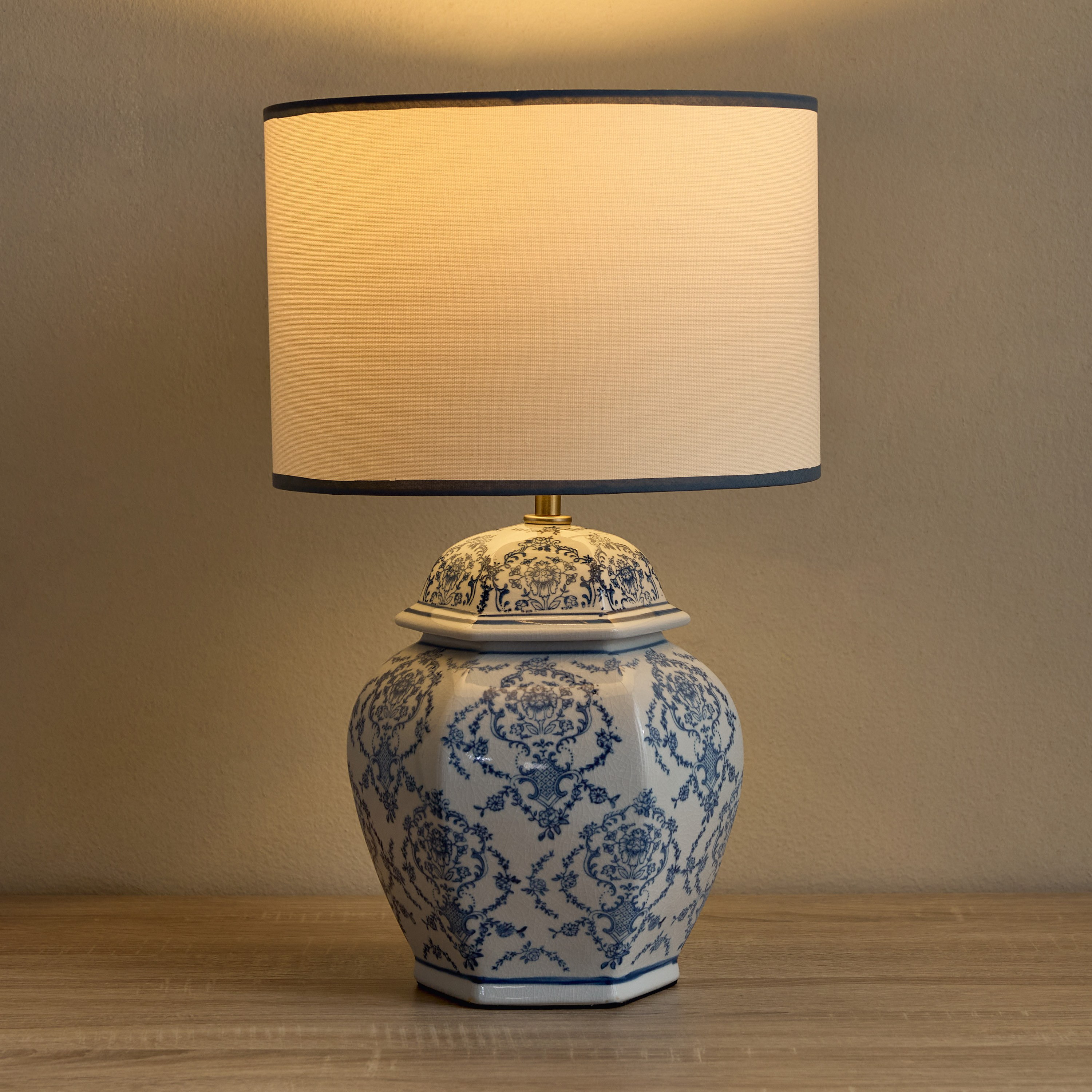 مصباح طاولة سيراميك - بودري - 49.5 سم-household-lighting-tableanddesklamps-image-2