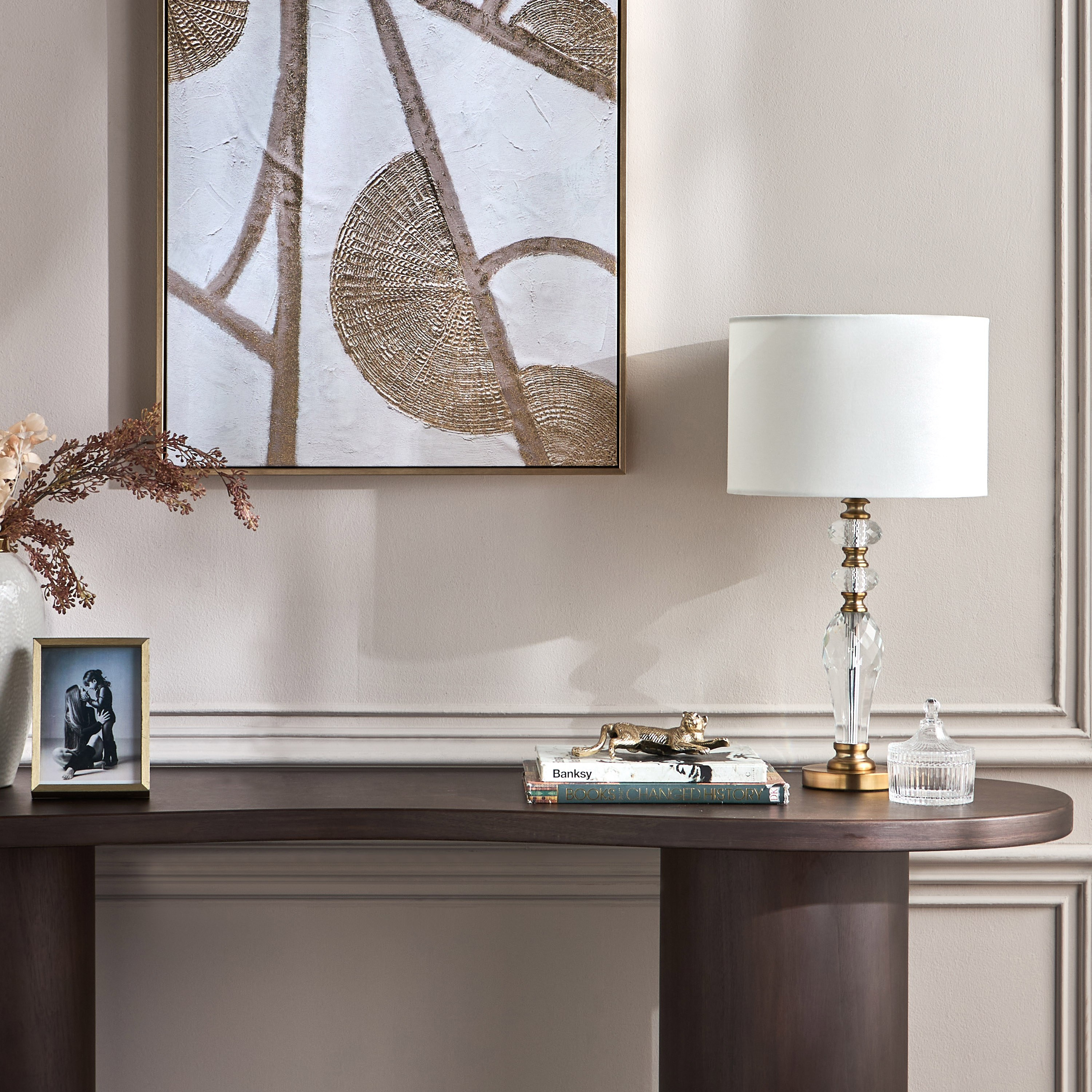 مصباح طاولة كريستال - دافوس - 56 سم-household-lighting-tableanddesklamps-image-5