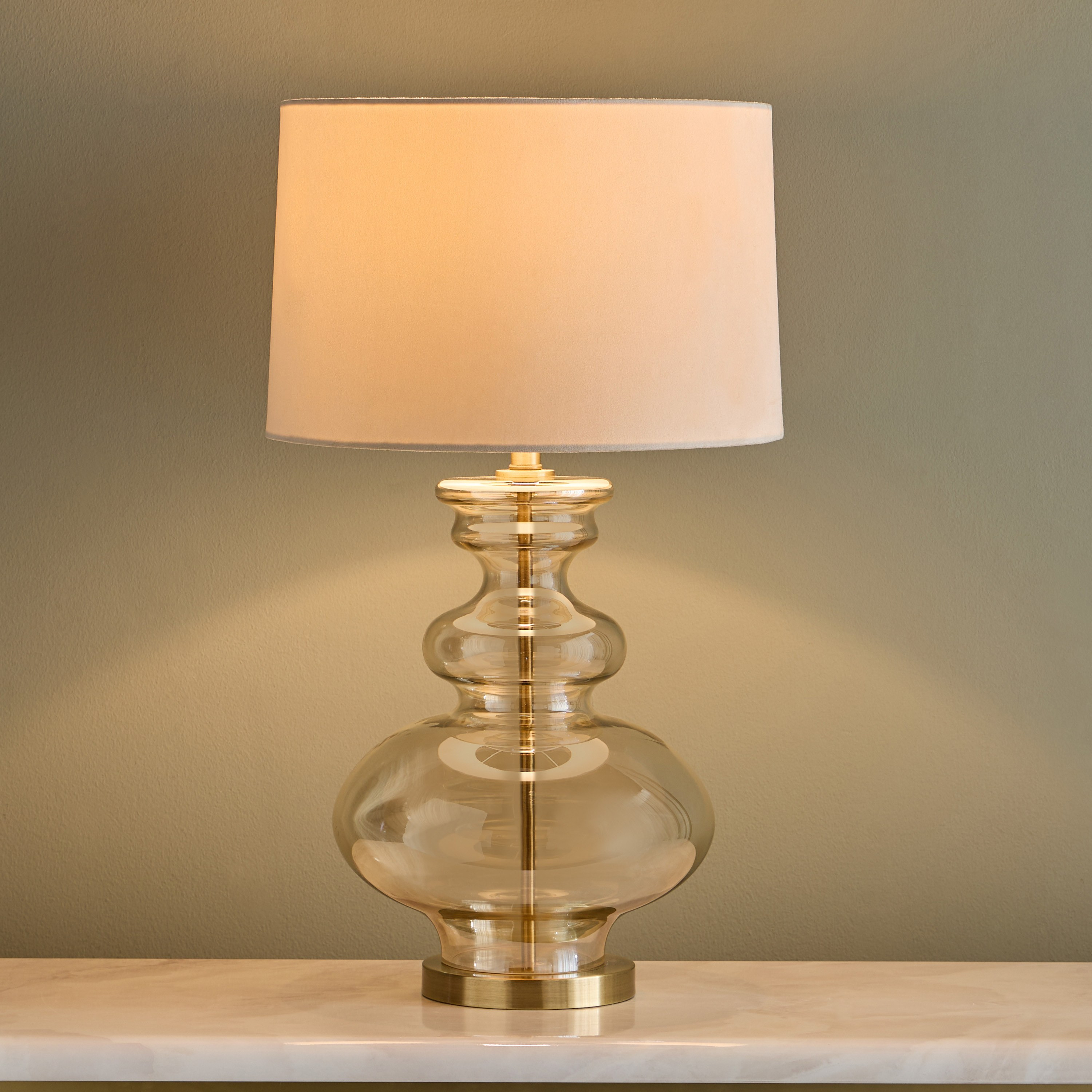 Aurora Glass Table Lamp - 74 cm-household-lighting-tableanddesklamps-image-2