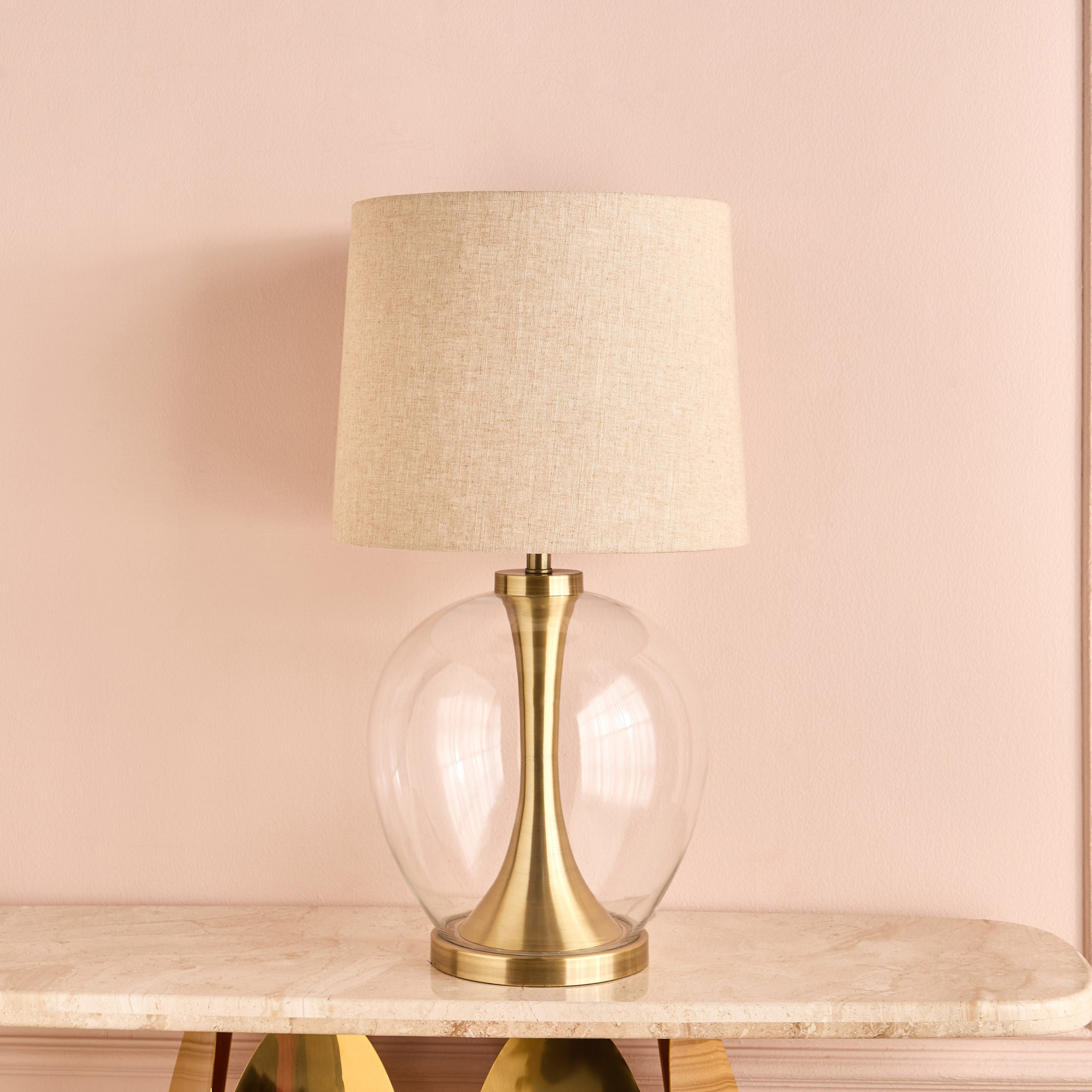Julie Glass Table Lamp - 68 cm