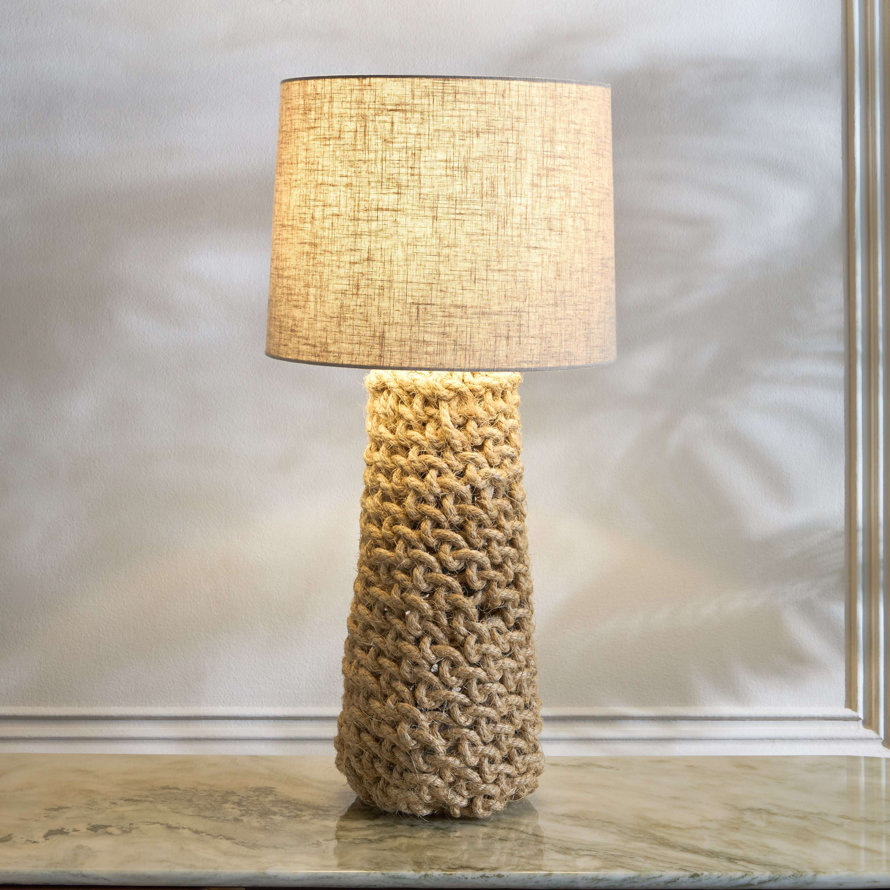 Nico Paper Rope Table Lamp - 80 cm-household-lighting-tableanddesklamps-image-2