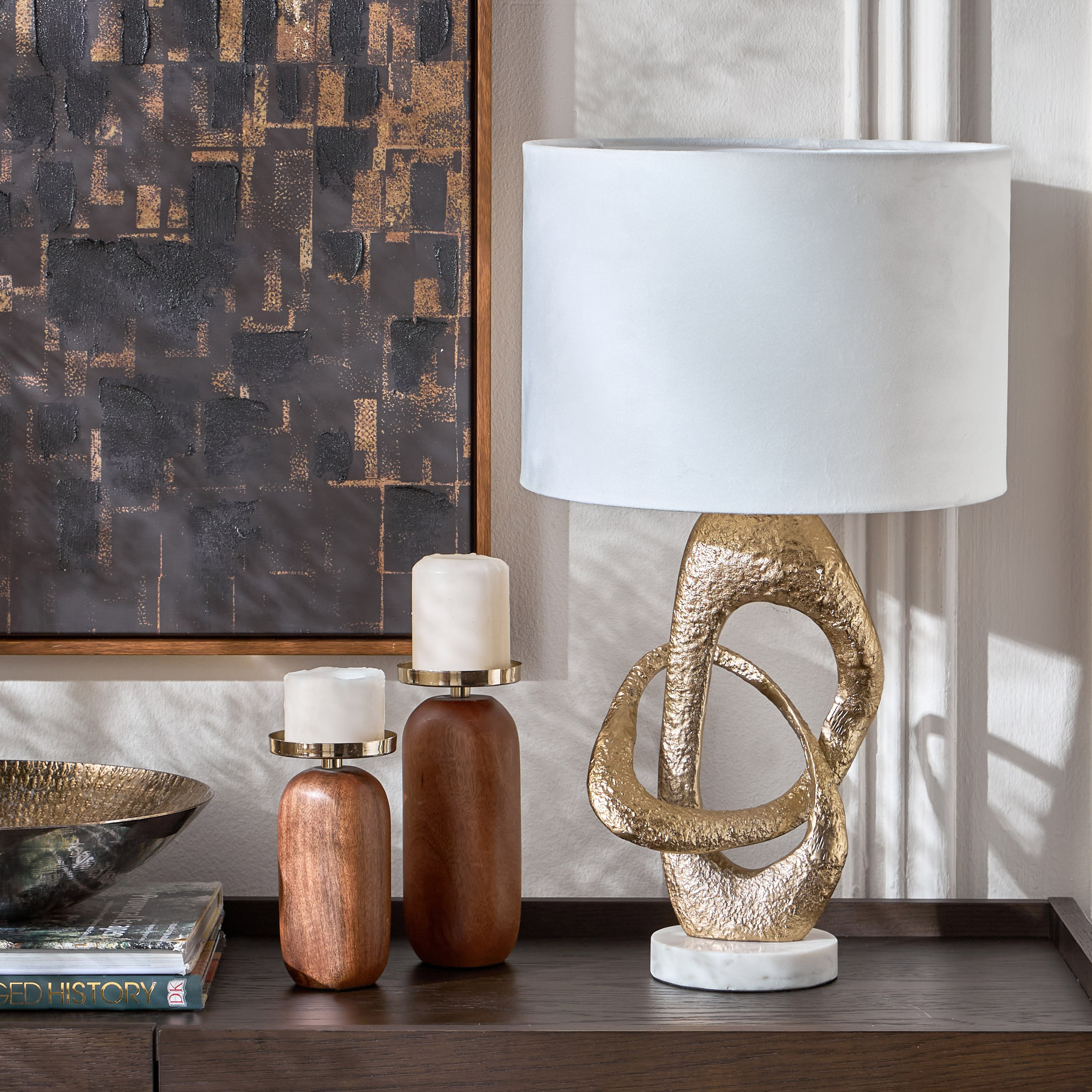 Elana Metal Table Lamp - 57 cm-household-lighting-tableanddesklamps-image-5