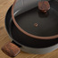 كسرولة مسطحة ألومنيوم مطروق مع غطاء - سيدرا - 4.3 لتر-household-kitchen-cookware-potsandpans-image-2