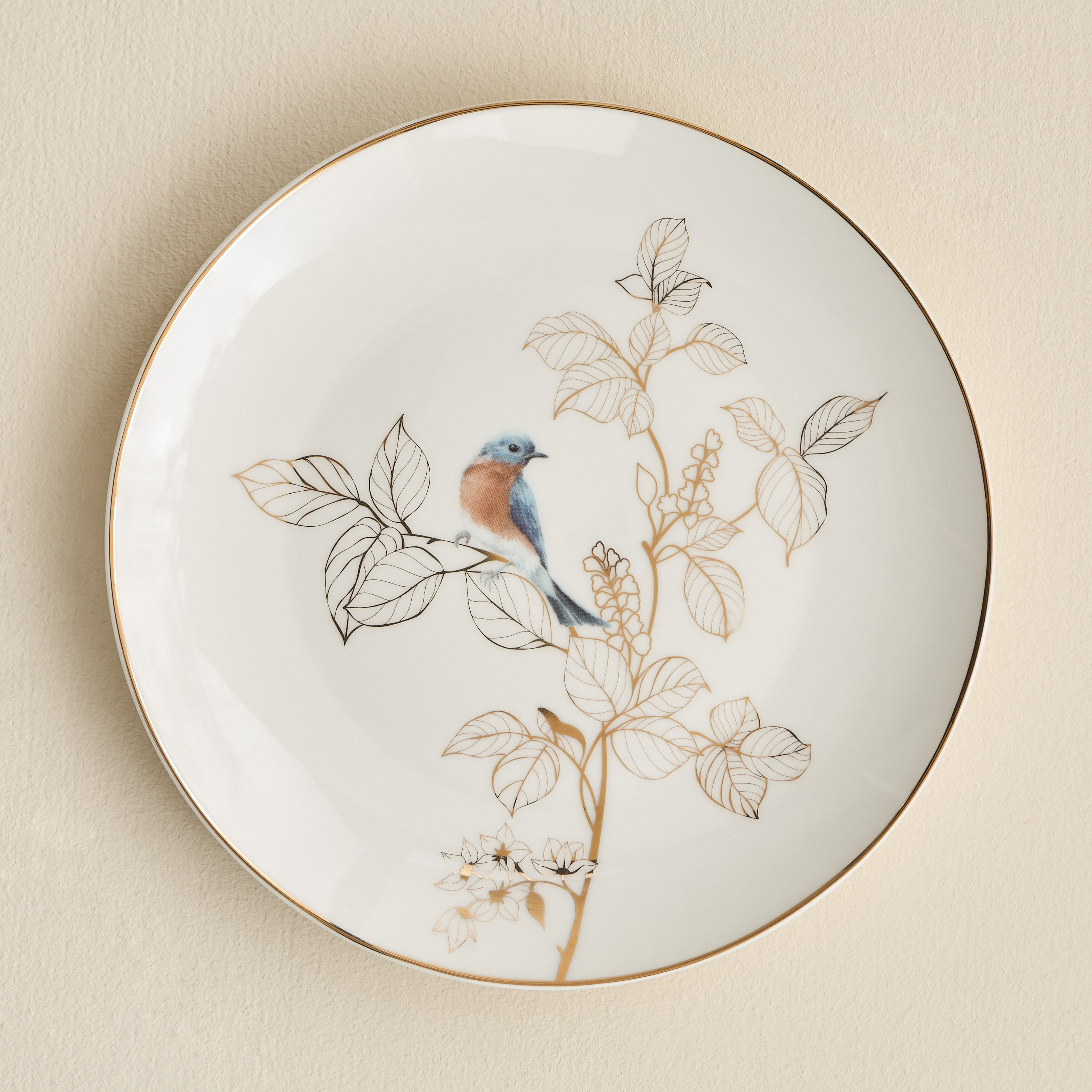 طقم صحون مقبلات من الخزف الصيني 4 قطع - كورتيارد - 19 سم-household-dining-dinnerware-plates-image-2