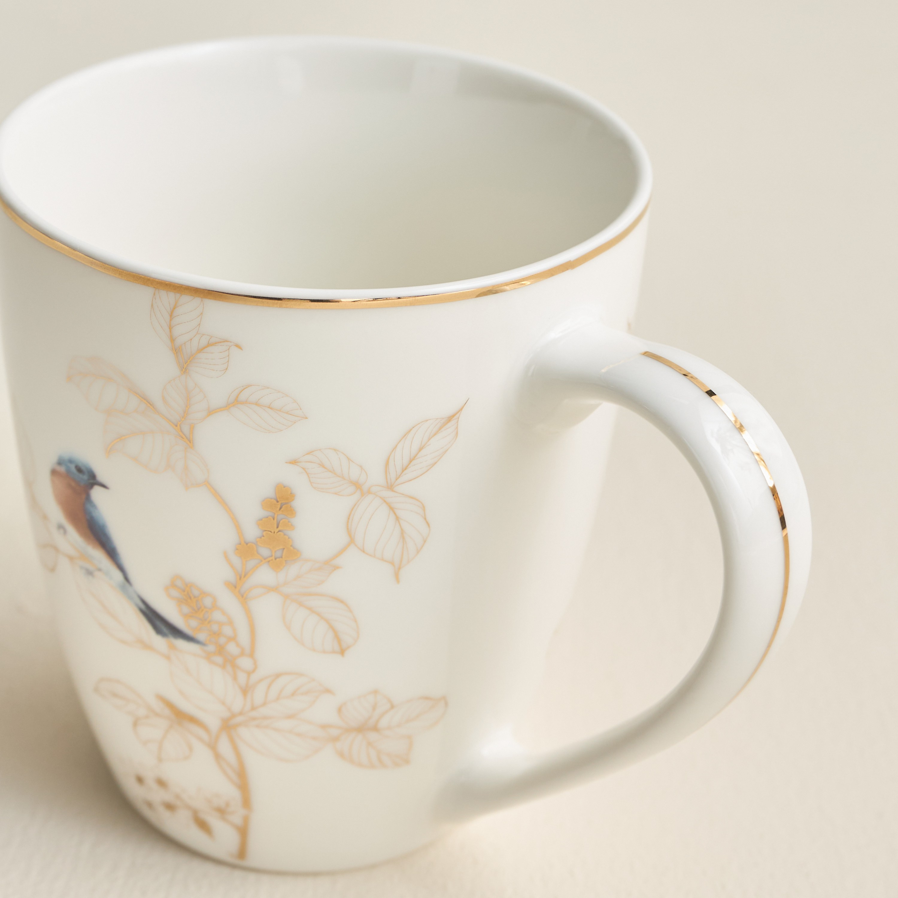 Courtyard 4-Piece New Bone China Mug Set - 320 ml-household-dining-teaandcoffee-teaandcoffeesets-image-2
