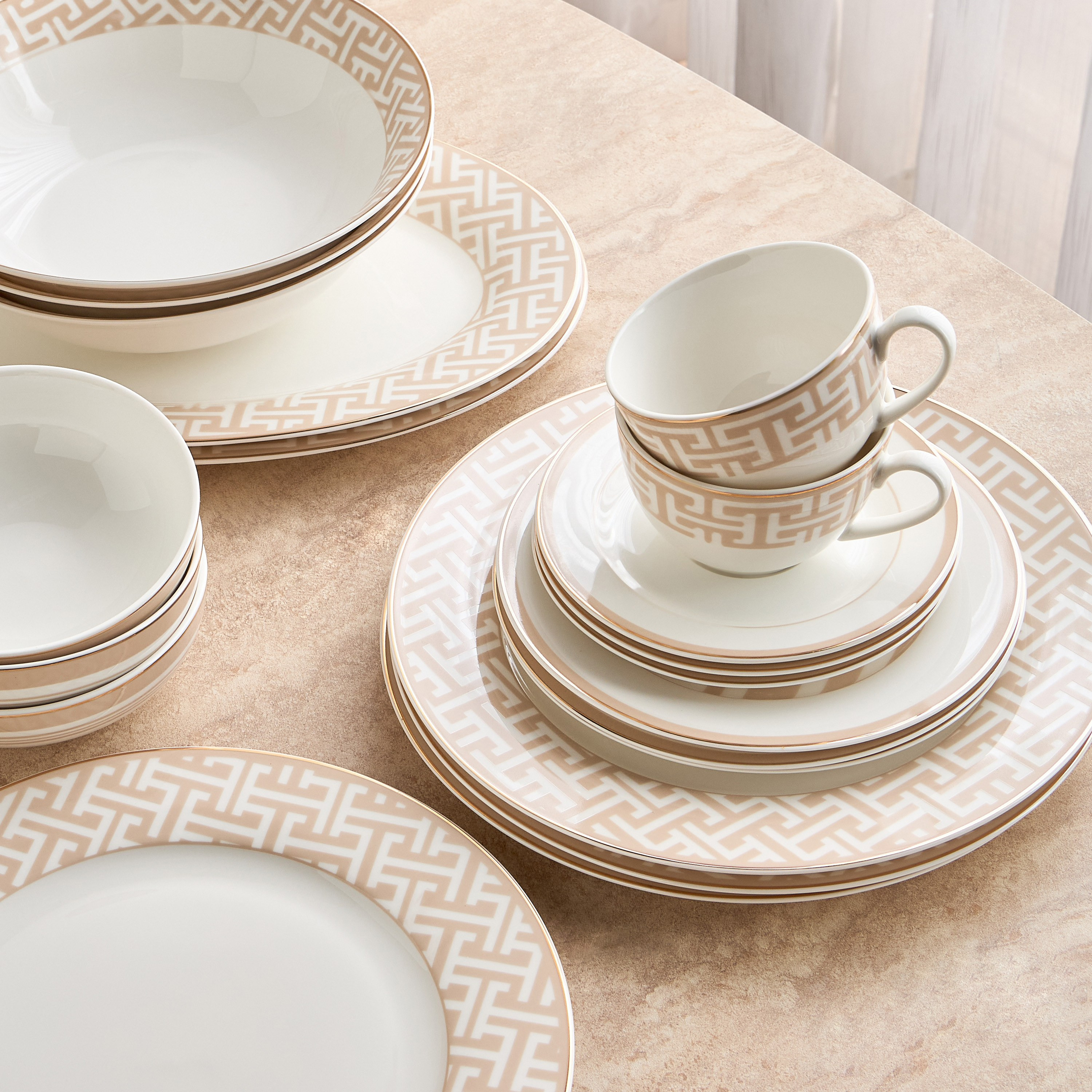 Solena 44-Piece New Bone China Dinner Set - Serves 6-household-dining-dinnerware-dinnersets-image-2