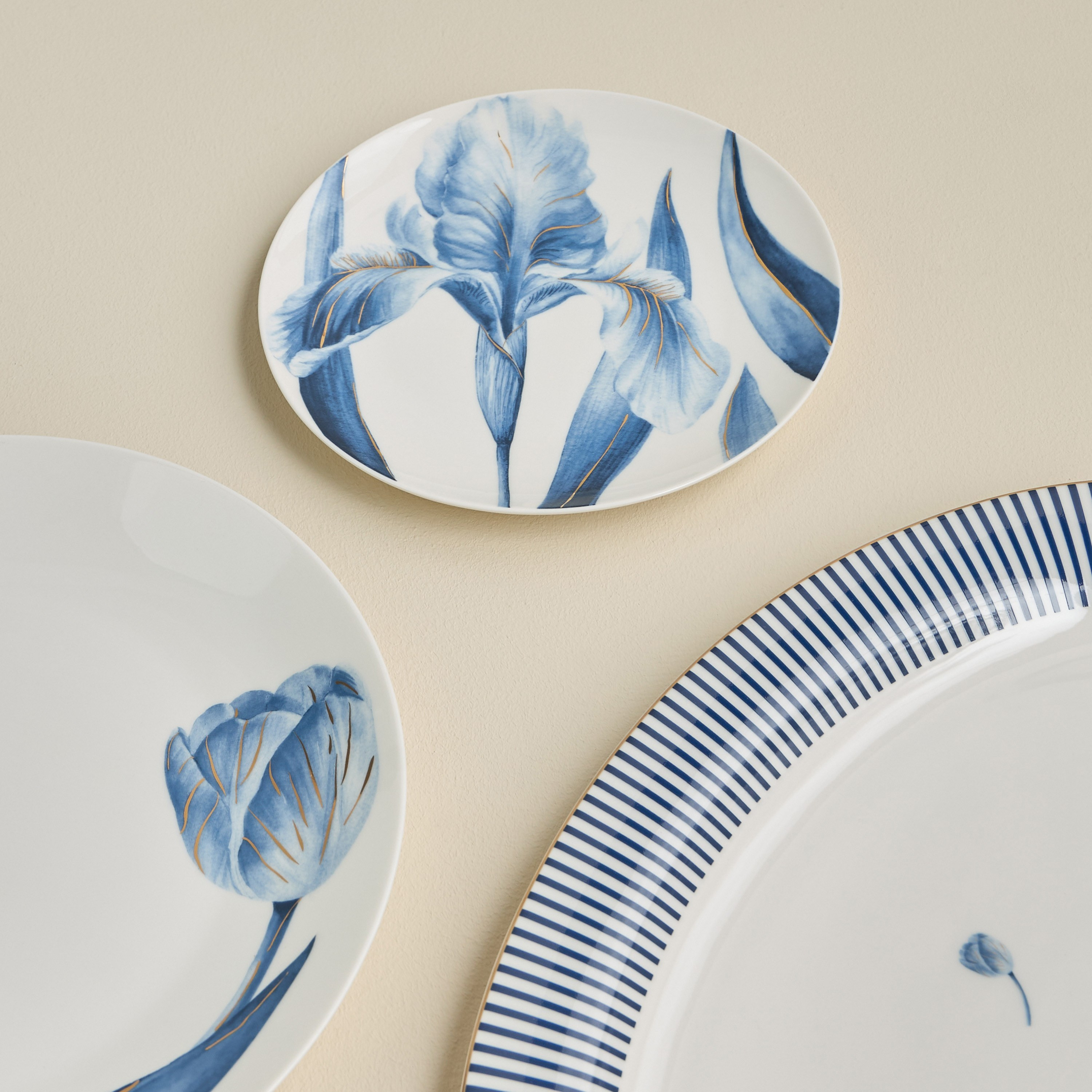 طقم عشاء من الخزف الصيني 32 قطعة بنقوش زهرية - كورتيارد - يخدم 6 أفراد-household-dining-dinnerware-dinnersets-image-3