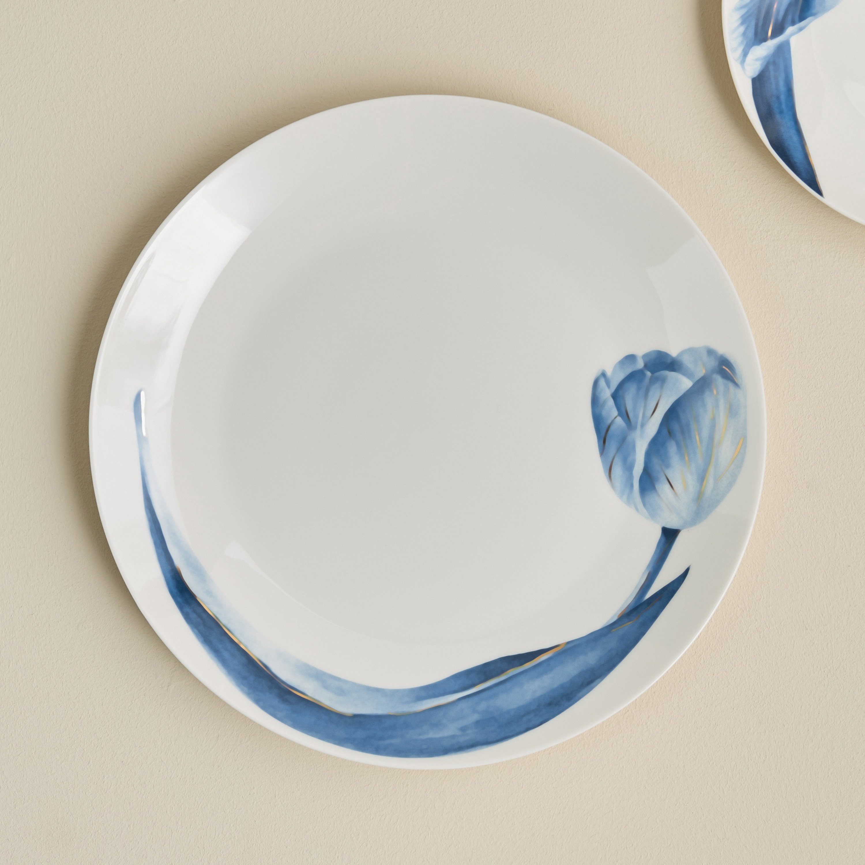 طقم عشاء من الخزف الصيني 32 قطعة بنقوش زهرية - كورتيارد - يخدم 6 أفراد-household-dining-dinnerware-dinnersets-image-4