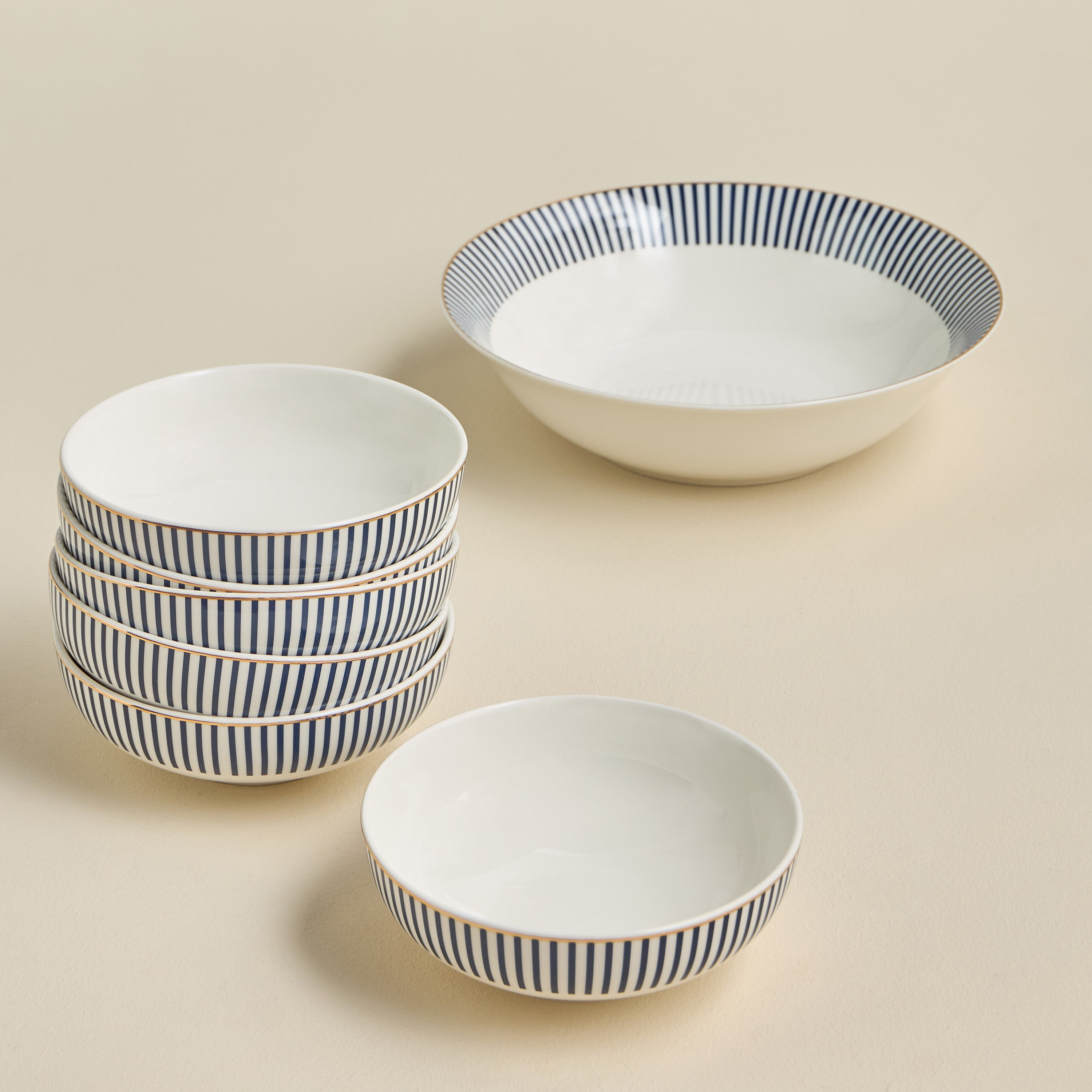 طقم عشاء من الخزف الصيني 32 قطعة بنقوش زهرية - كورتيارد - يخدم 6 أفراد-household-dining-dinnerware-dinnersets-image-5