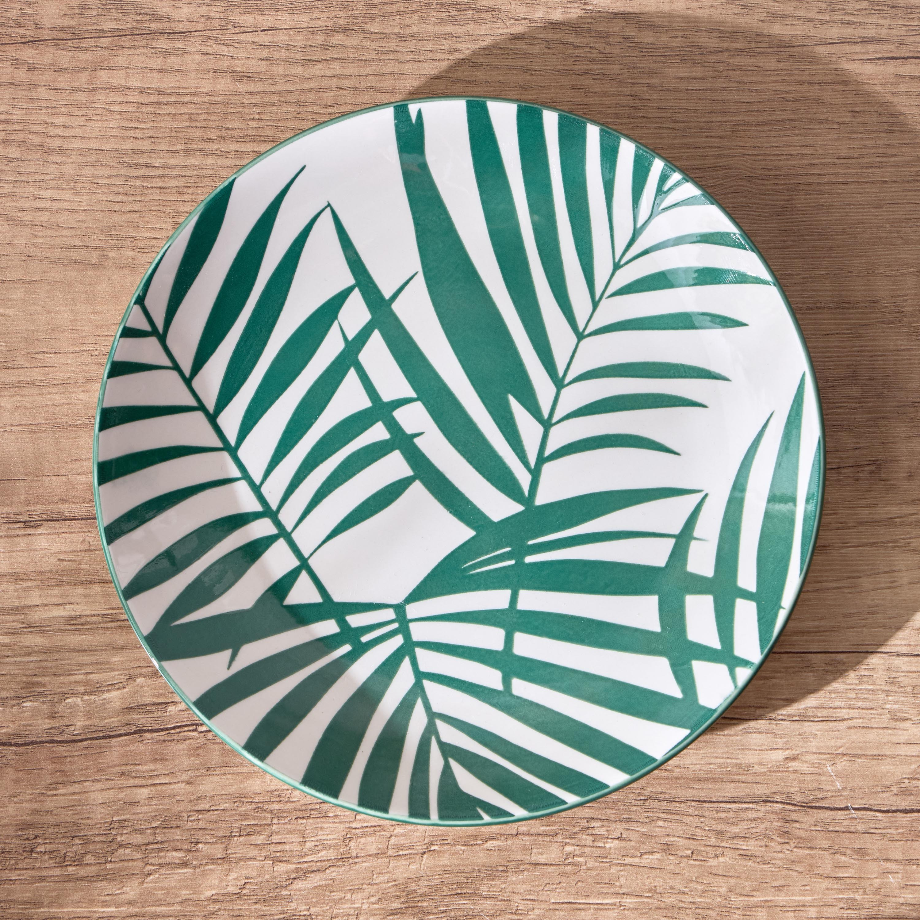 طقم عشاء بورسلين 18 قطعة - بالم - يخدم 6 أفراد-household-dining-dinnerware-dinnersets-image-3